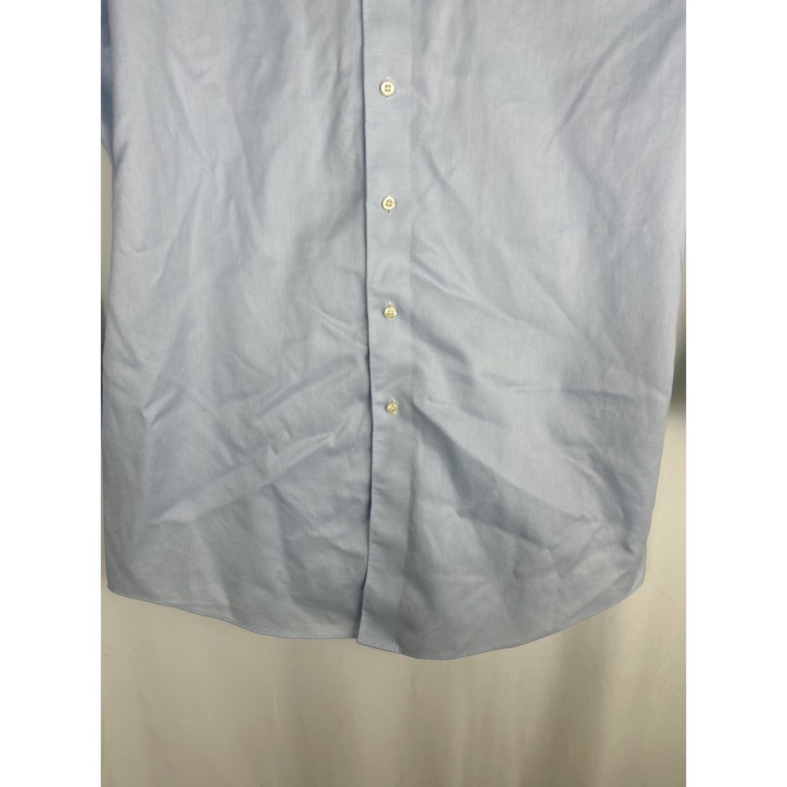 Brooks Brothers Brooks Brothers Dress Shirt Blue Slim Button-Down 17 2/3 Long Sleeve Cotton Mens Size US XL / EU 56 / 4 - 5 Thumbnail