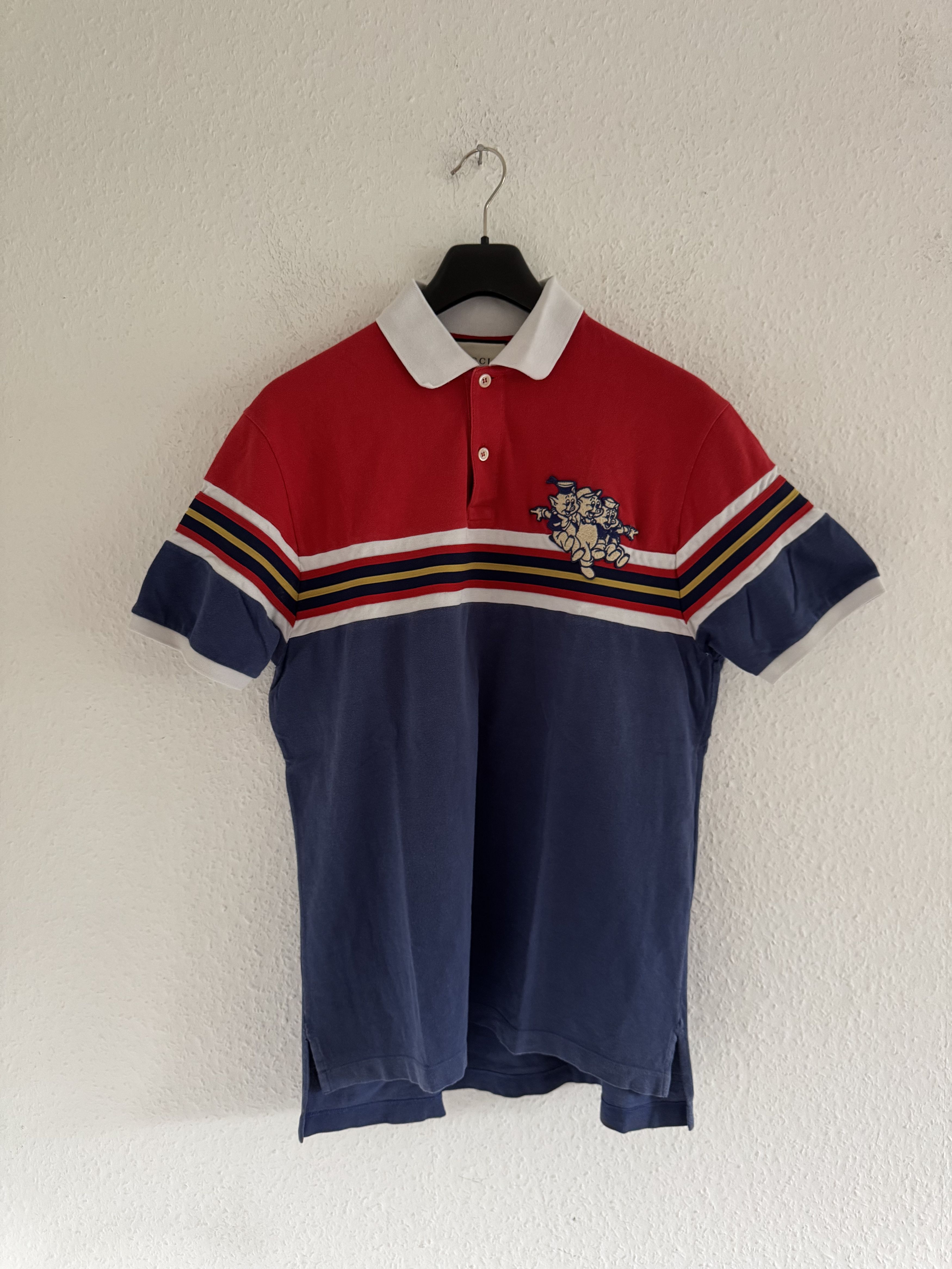 Gucci Pig Motif Cotton Polo Size US M / EU 48-50 / 2 - 2 Thumbnail