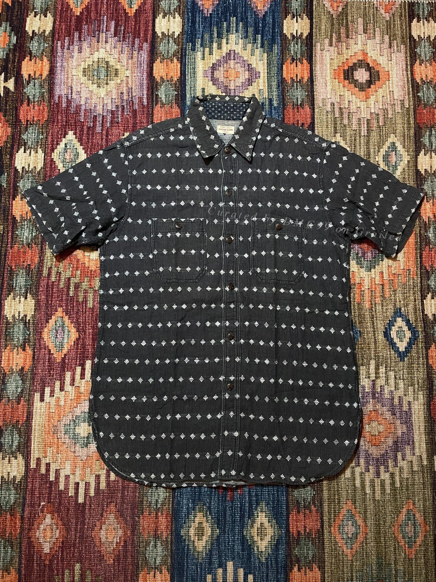 Sugar Cane Sugar Cane Navajo Pattern Woven Short Shirt Size US L / EU 52-54 / 3 - 1 Thumbnail