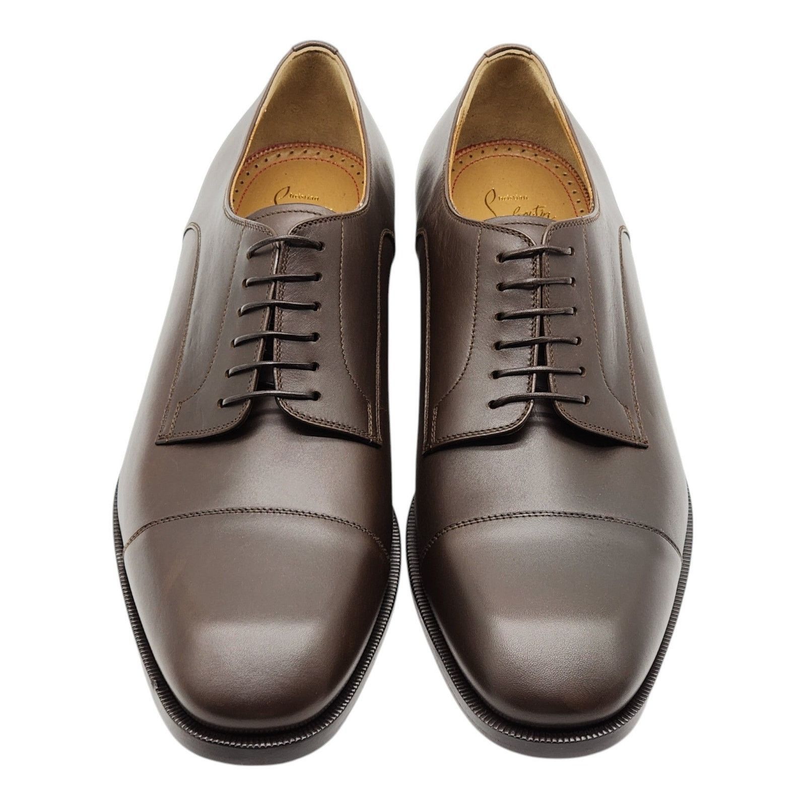 Christian Louboutin os11x0226 Derby Shoes In Brown Size US 12 / EU 45 - 3 Thumbnail