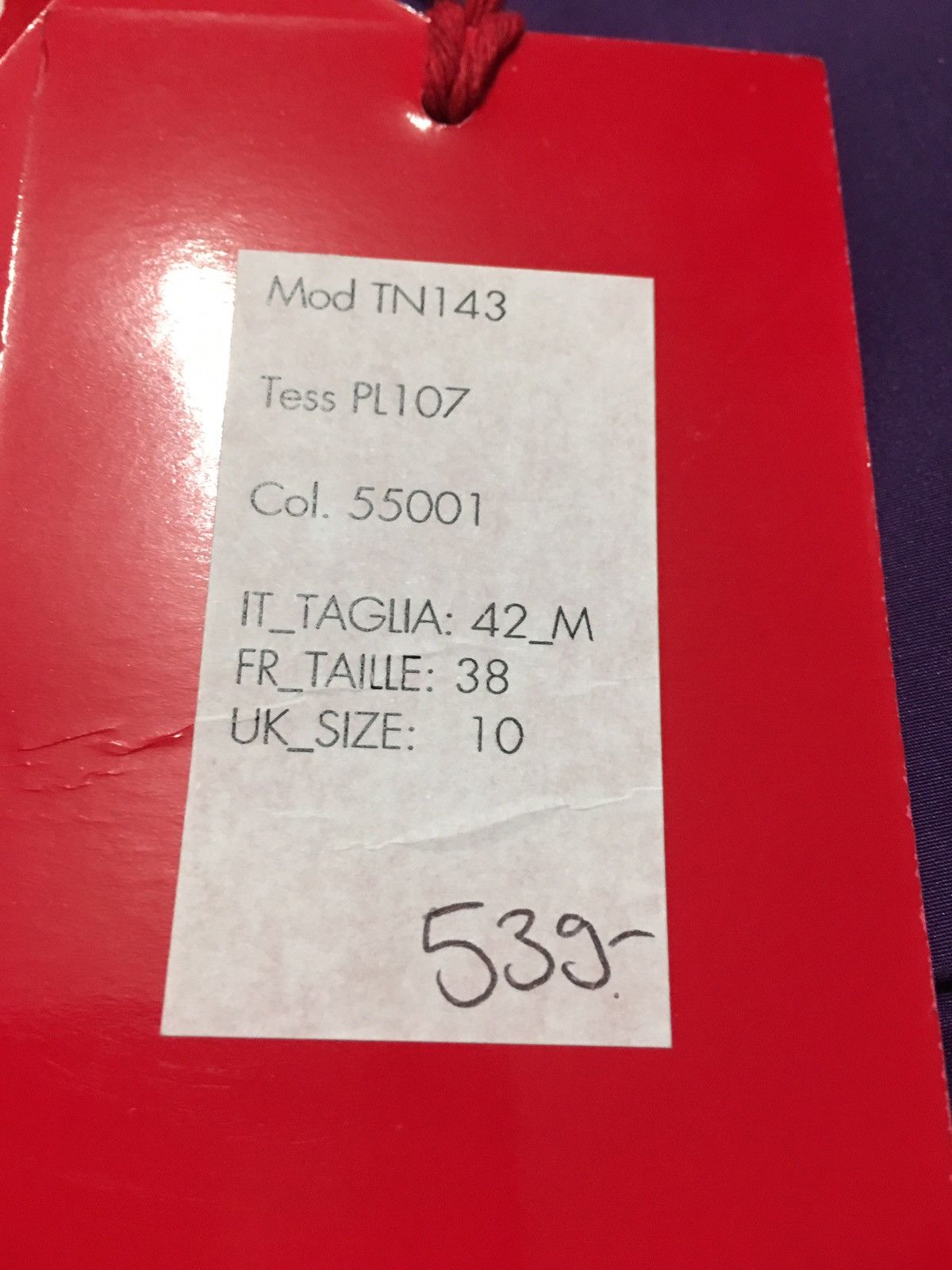 Other Co.go Gonna NWT Italy Purple Long Maxi Skirt IT42 UK10 Size 28" / US 6 / IT 42 - 6 Thumbnail