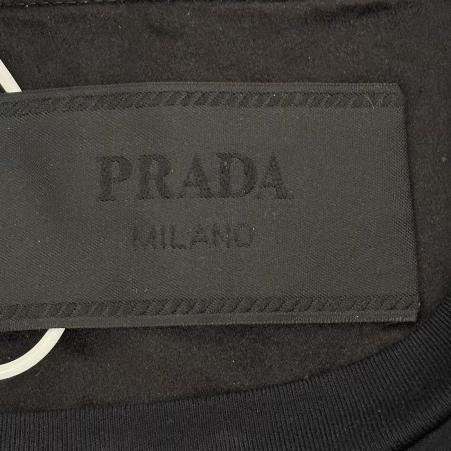 Prada PRADA Triangle Logo Long Sleeve T-Shirt Size L New Size US L / EU 52-54 / 3 - 3 Thumbnail