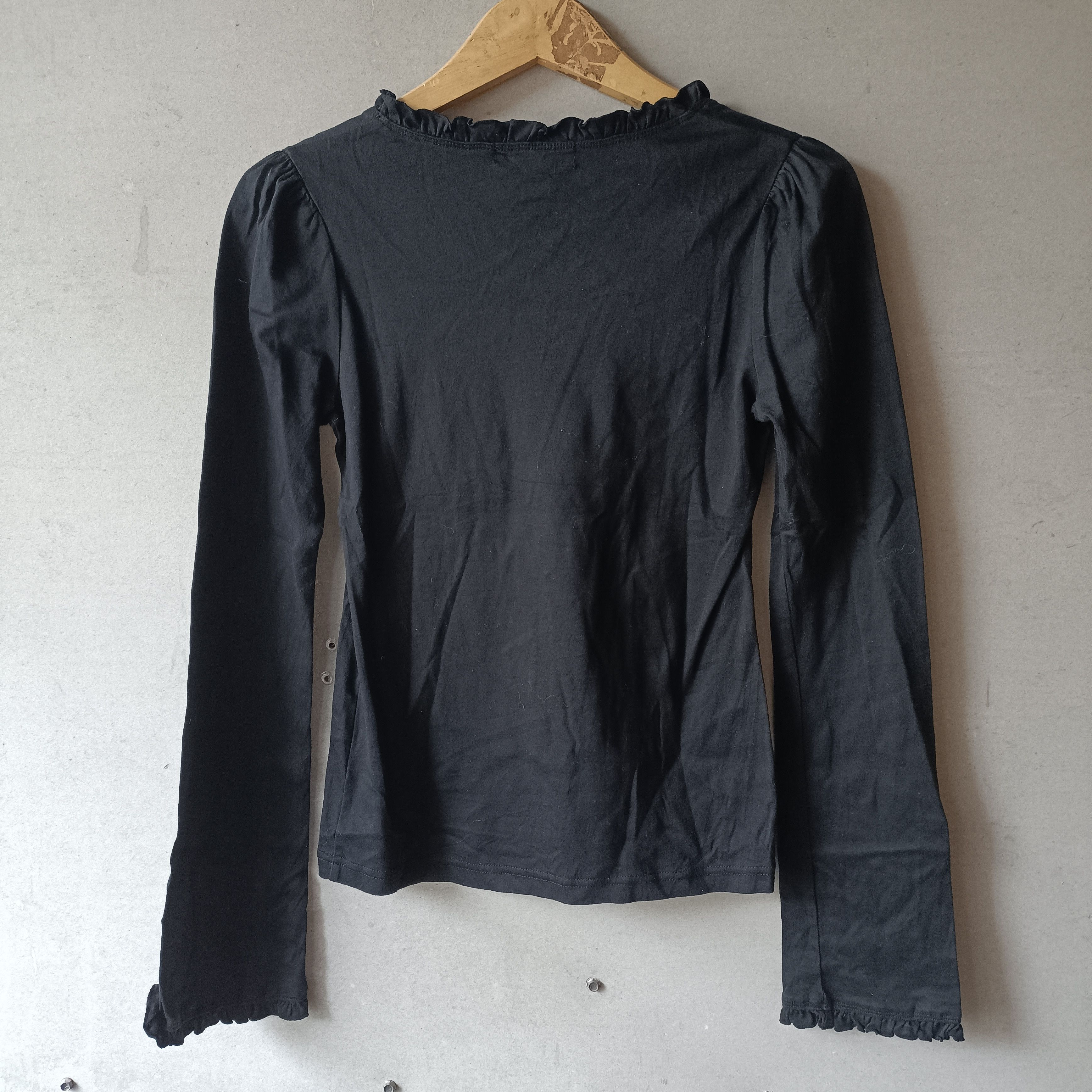 Japanese Brand 2000s Black Piece Now - Long Sleeve butterfly apocalypse Size M / US 6-8 / IT 42-44 - 7 Thumbnail