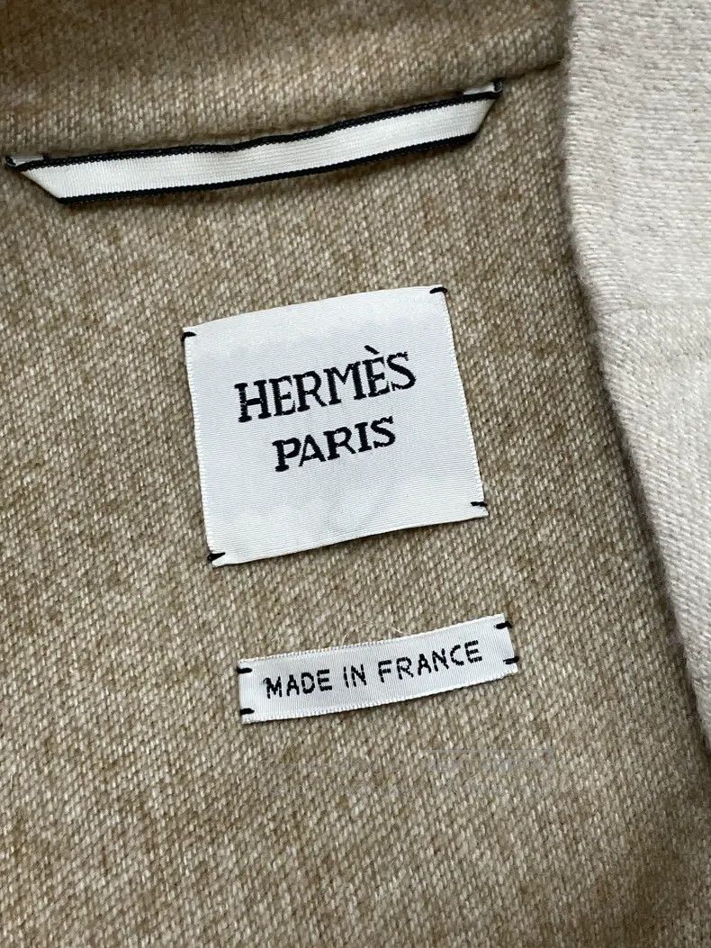 Hermes Hermes Beige and Leather Faux Fur Vest Jacket Size XXS / US 00 / IT 34 - 5 Thumbnail