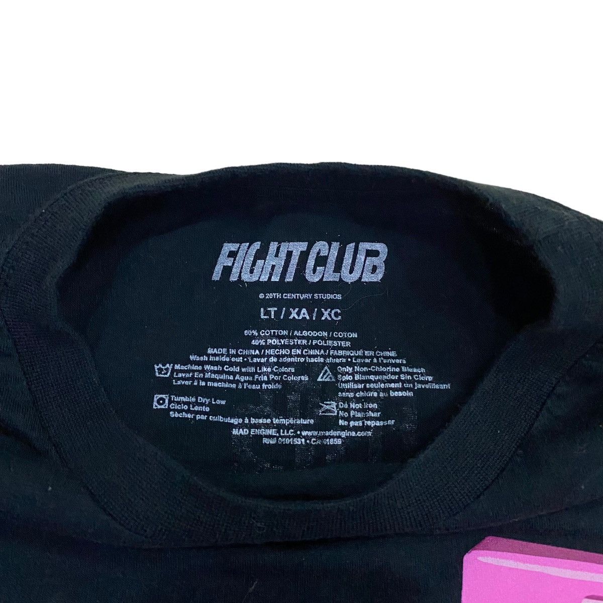 Fox Racing Movie ‘Fight Club’ Promo Tee Rare Item Size US L / EU 52-54 / 3 - 5 Thumbnail