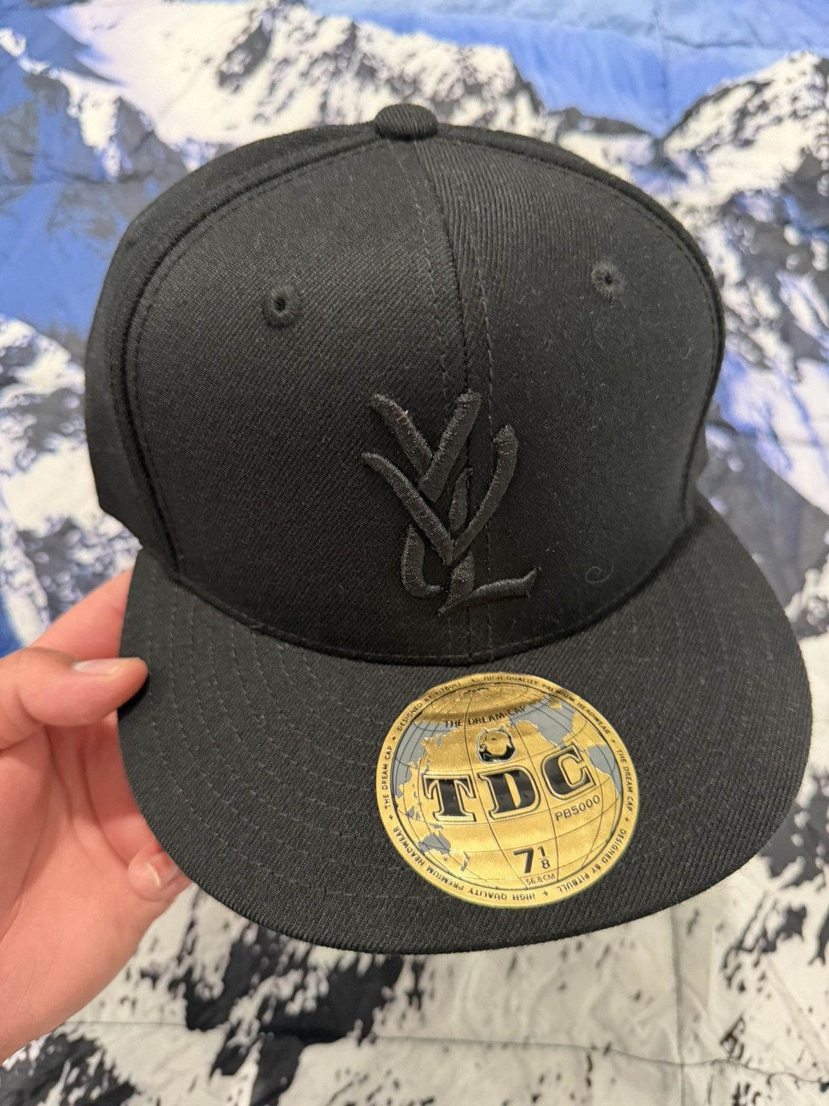 Playboi Carti着用 YVLキャップ 7 ブラック Playboi Carti YVL Cap Black/Black Men's - SS25 - US