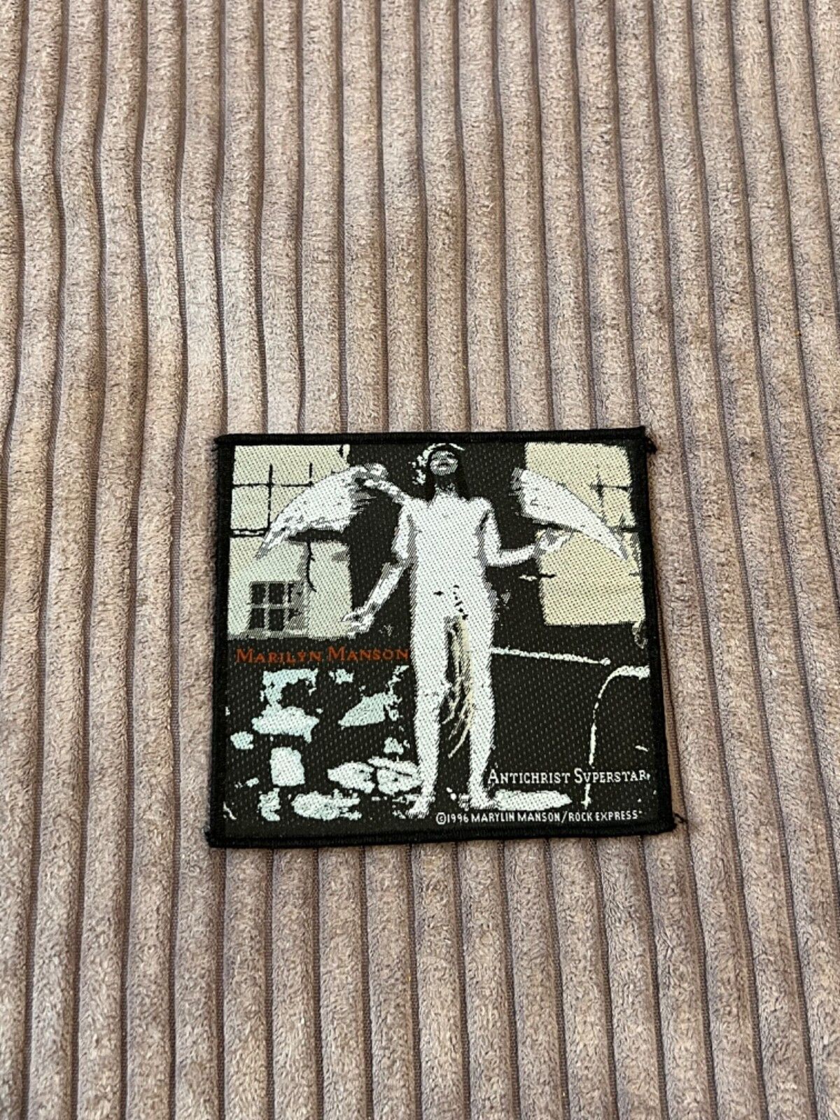 Band Tees vintage Marilyn Manson 1996 official patch metal band Size ONE SIZE - 1 Thumbnail