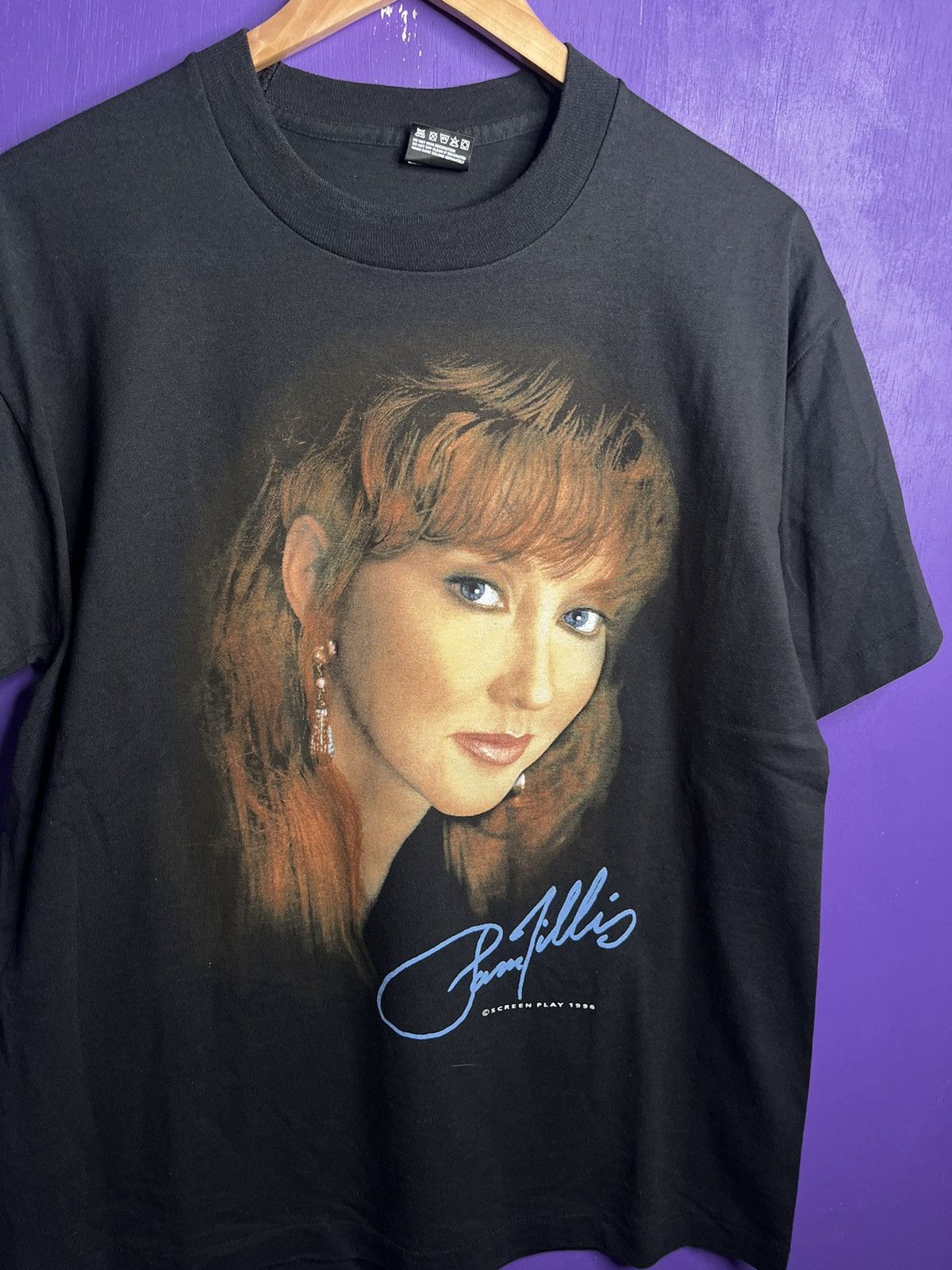 Band Tees × Vintage Vintage 1996 Pam tillis the river and highway tour tee Size US L / EU 52-54 / 3 - 3 Thumbnail