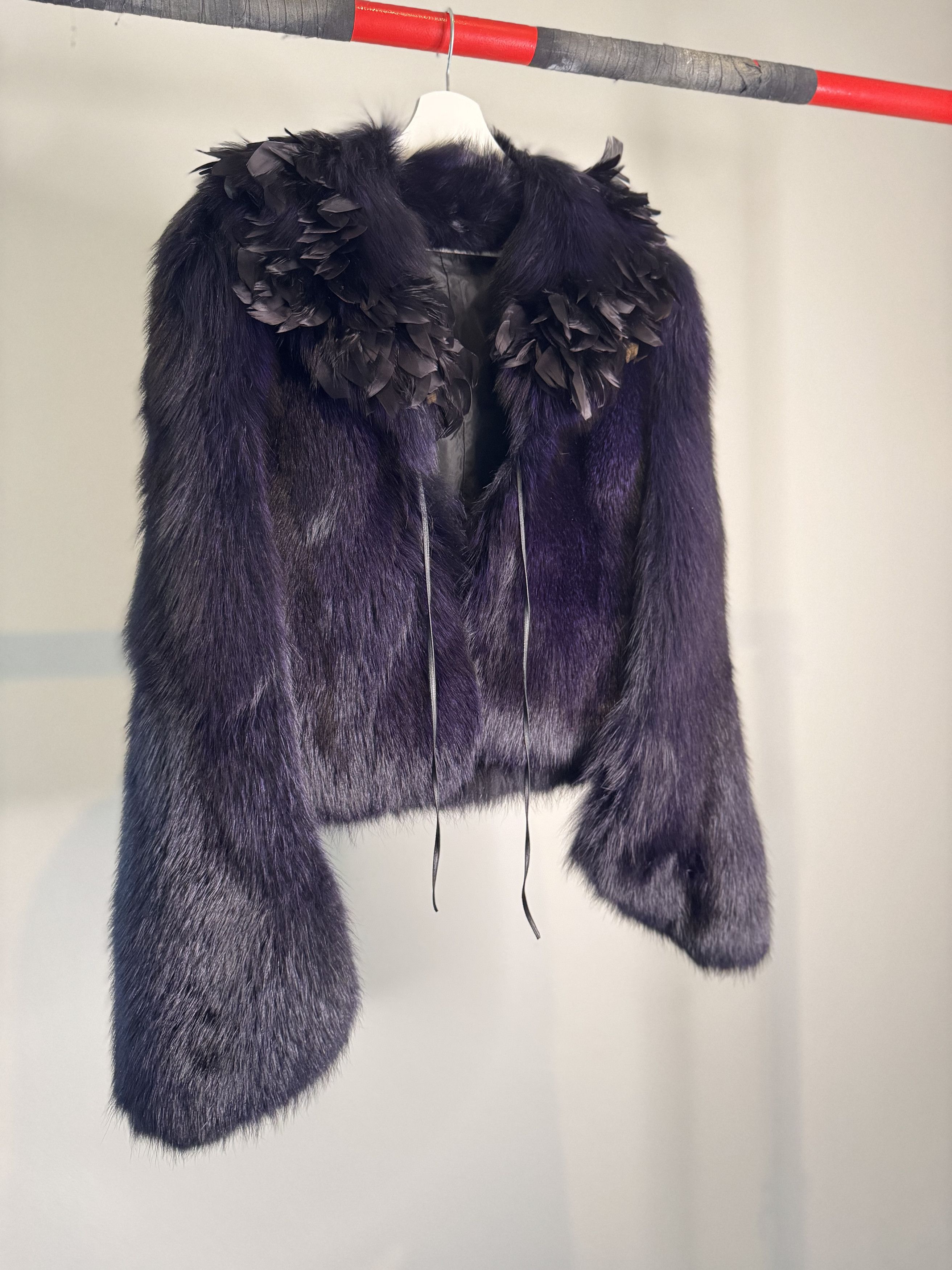 Custommade Custom Fox Fur Cropped Jacket Size S / US 4 / IT 40 - 1 Thumbnail