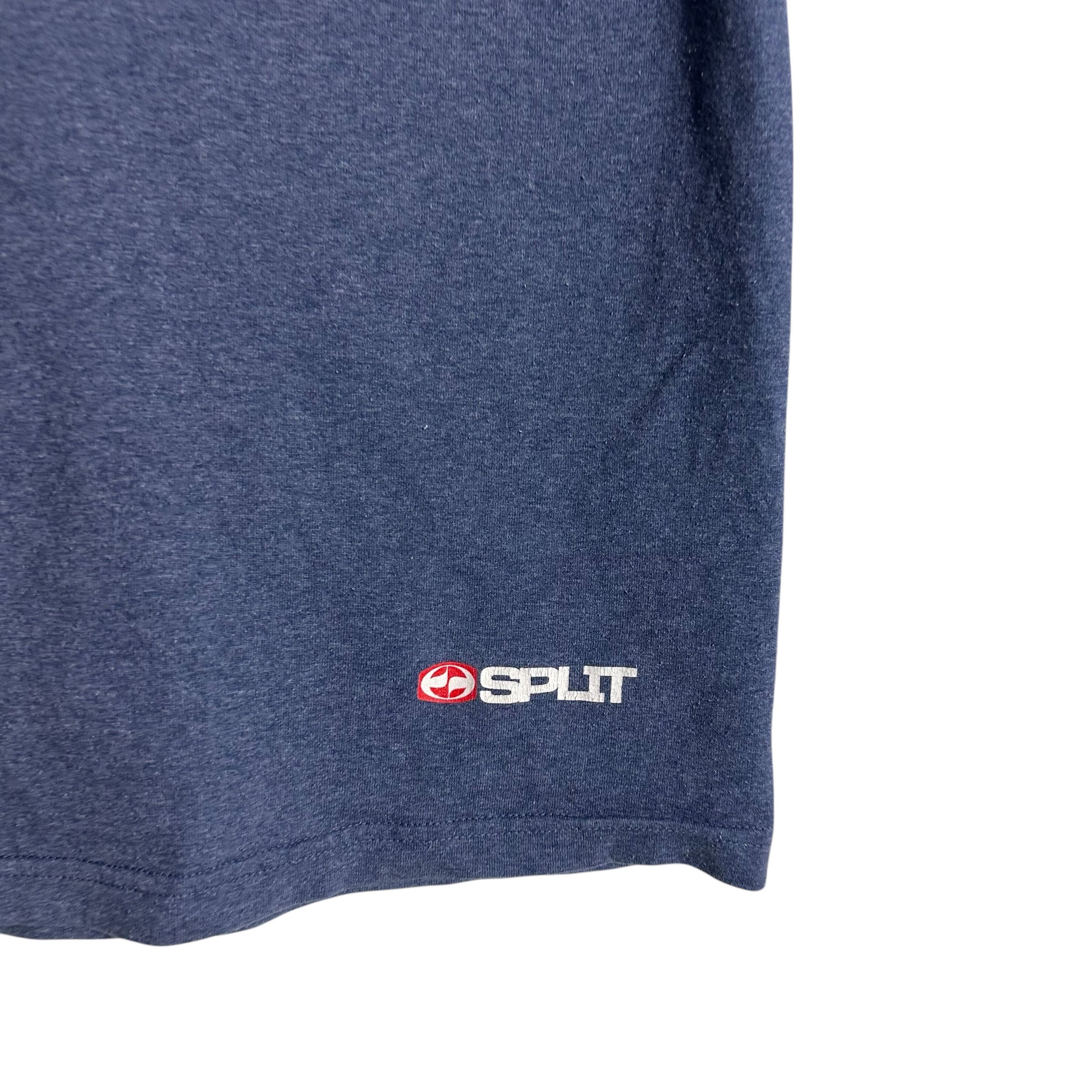 Split 🔥RARE🔥Vintage Split Skateboard Spell Out T-shirt Size US L / EU 52-54 / 3 - 4 Thumbnail