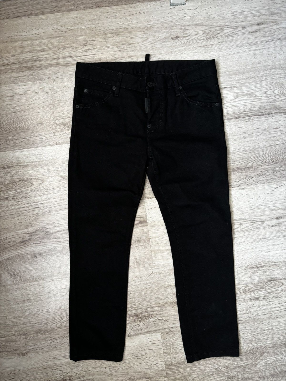 Dsquared2 Dsquared2 “Cool Girl” Cropped Jeans – Black, Made in Italy Size 27" / US 4 / IT 40 - 1 Thumbnail