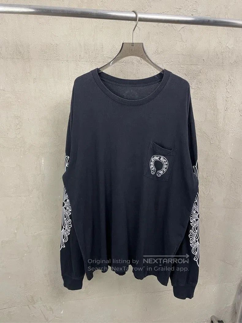 Chrome Hearts Chrome Hearts Black Long Sleeve T. Size US XXL / EU 58 / 5 - 6 Thumbnail