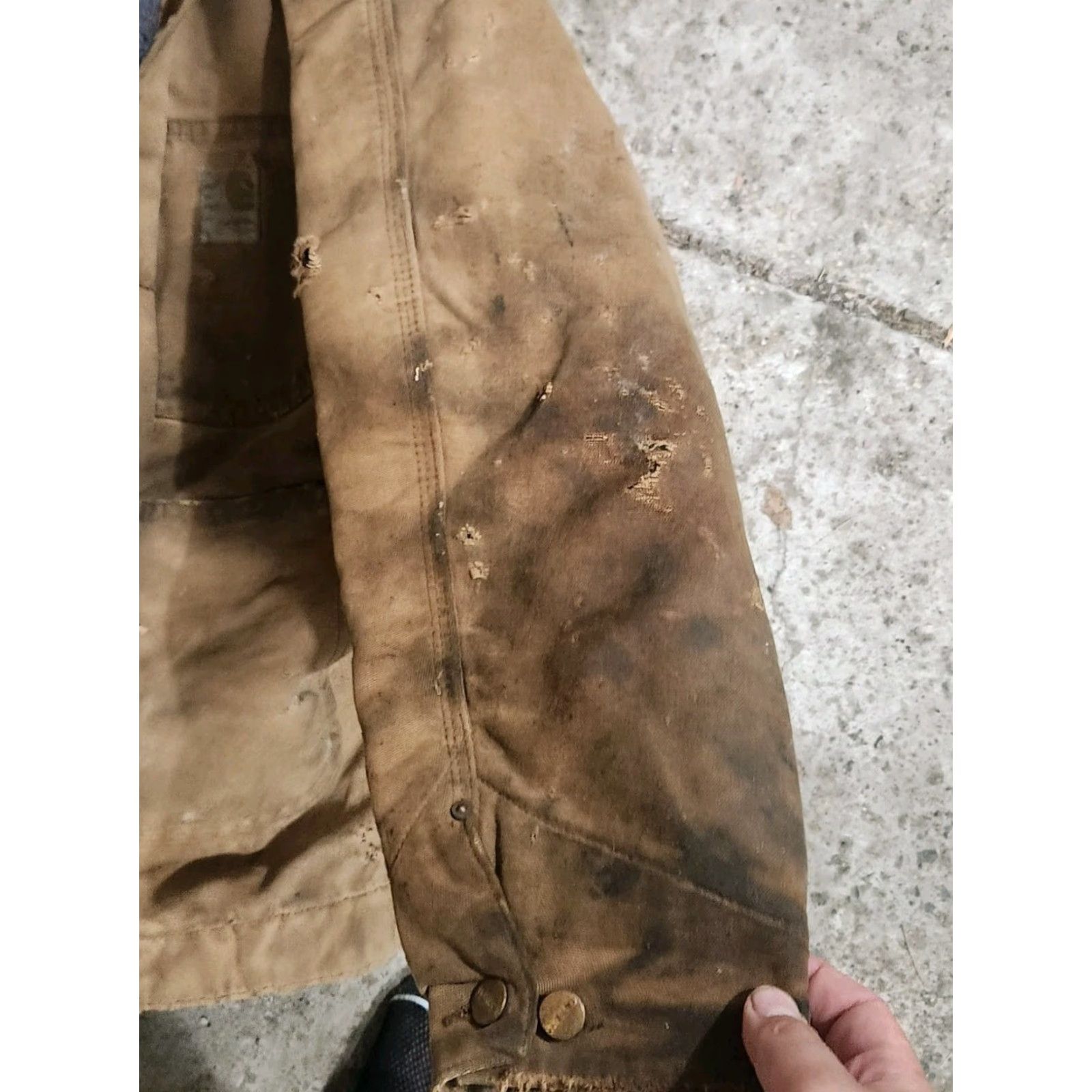 Carhartt VINTAGE Carhartt USA Chore Jacket Men 48 Brown Lined Canvas Duck 70s 80s Size US M / EU 48-50 / 2 - 4 Thumbnail