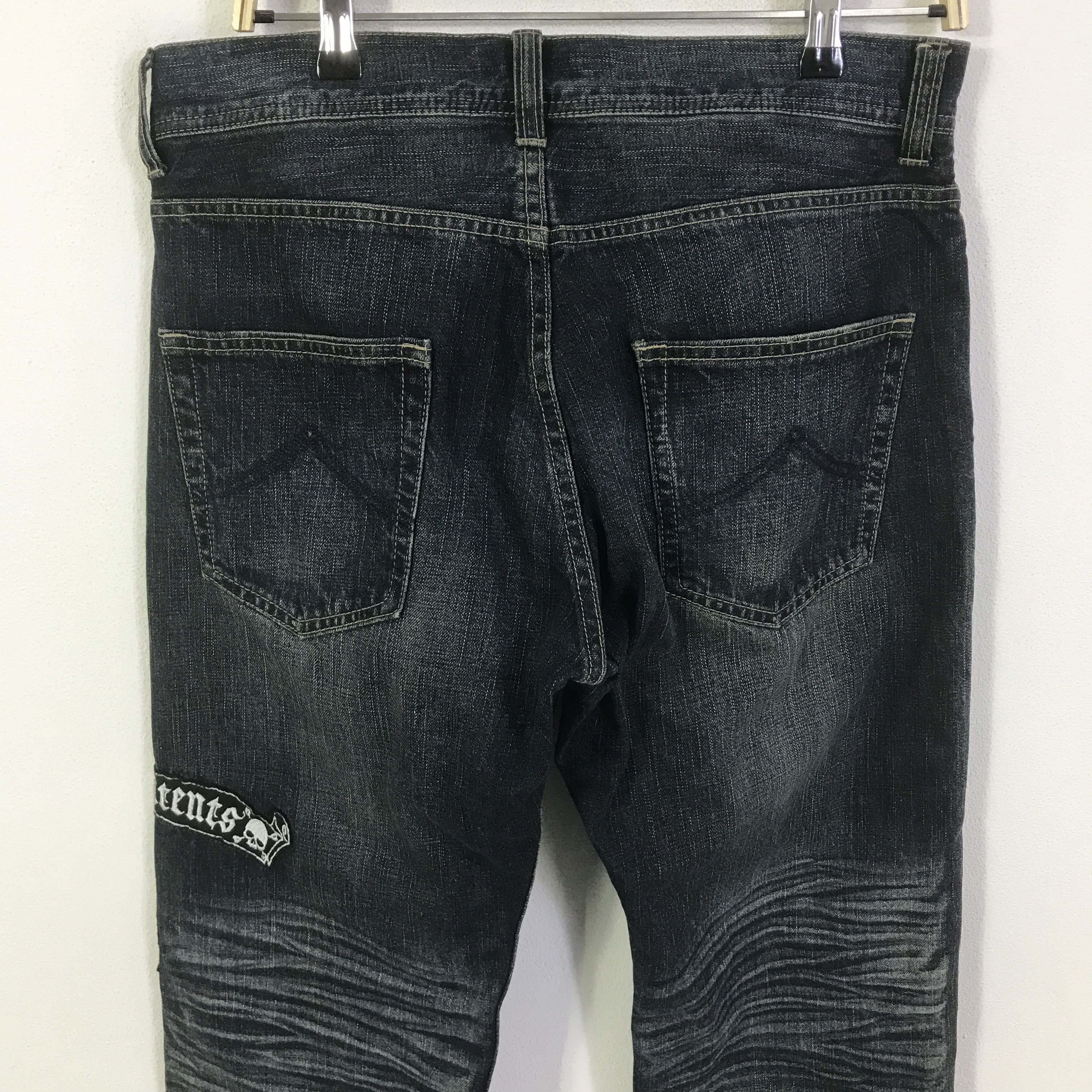 Japanese Brand Japan design sorridere distressed denim jeans pants Size US 33 - 5 Thumbnail