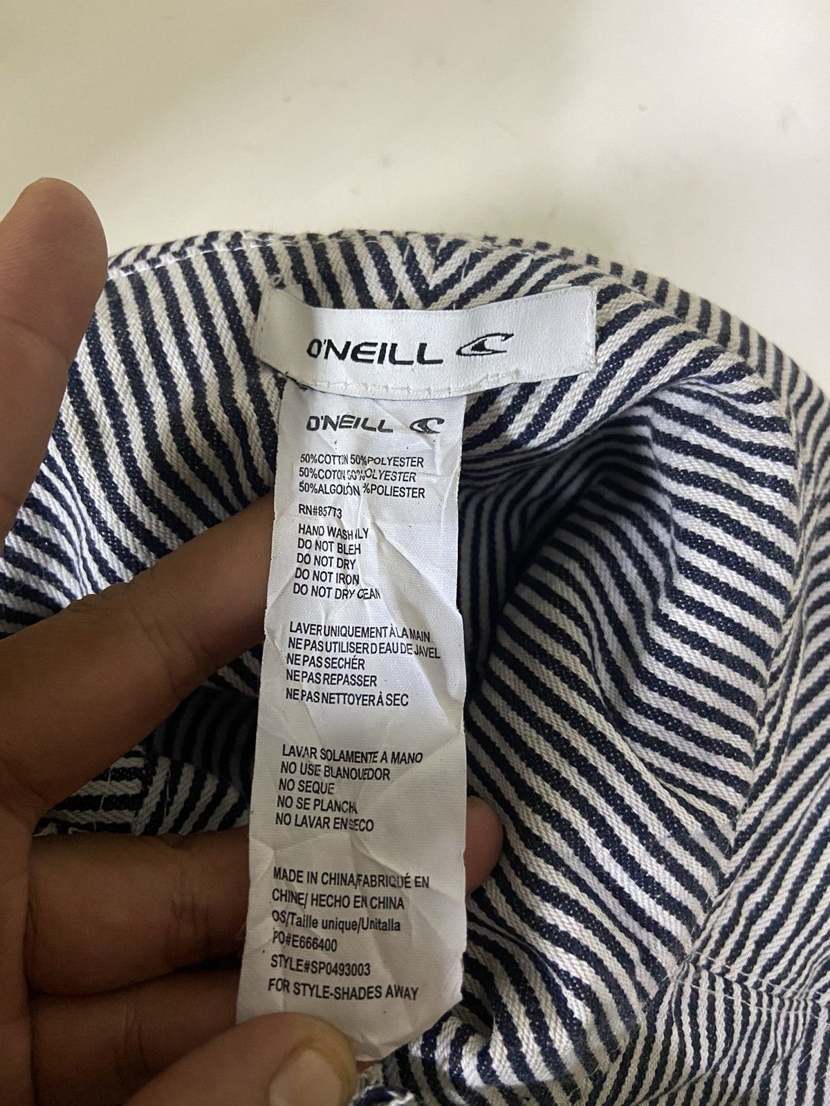 O'Neill Vintage Y2K Oneill rare bucket hat like Yohji Yamamoto Size ONE SIZE - 6 Thumbnail