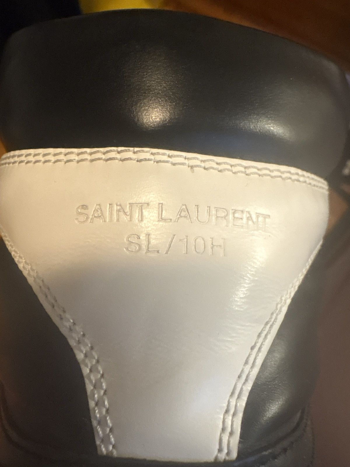 Saint Laurent Paris Saint Laurent Paris SL 10 black leather sneakers Size US 9 / EU 42 - 7 Thumbnail