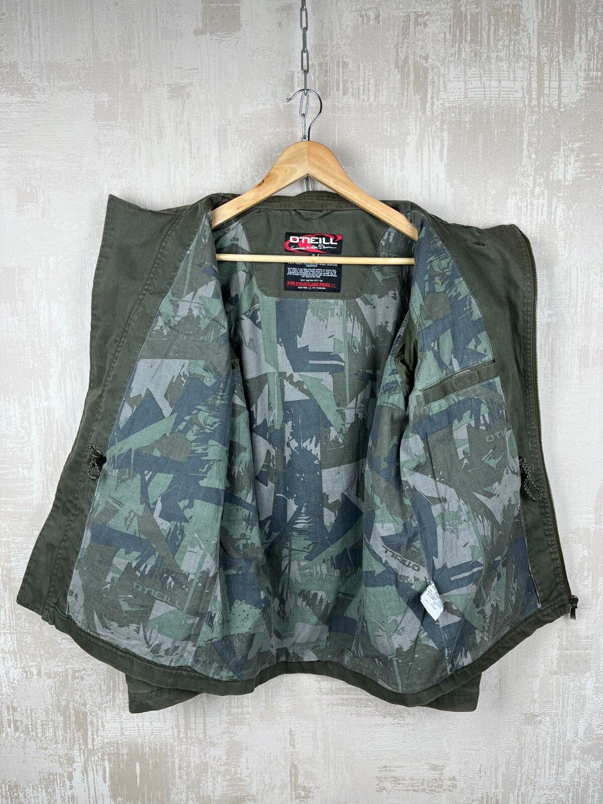 O'Neill RARE! O'Neill Vintage Asymmetric Zip Military Style Jacket Size US S / EU 44-46 / 1 - 13 Thumbnail