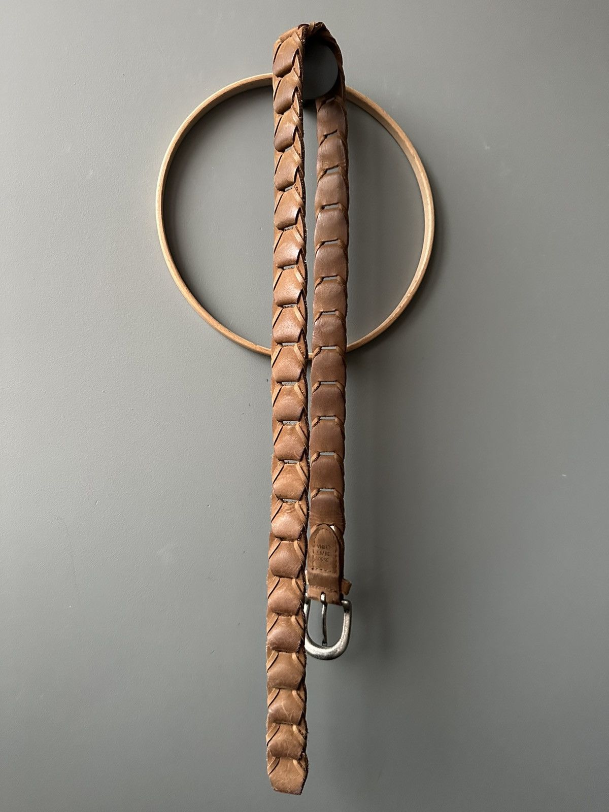 Levi's Levi’s Strauss Brown Braided Leather Belt Size ONE SIZE - 5 Thumbnail