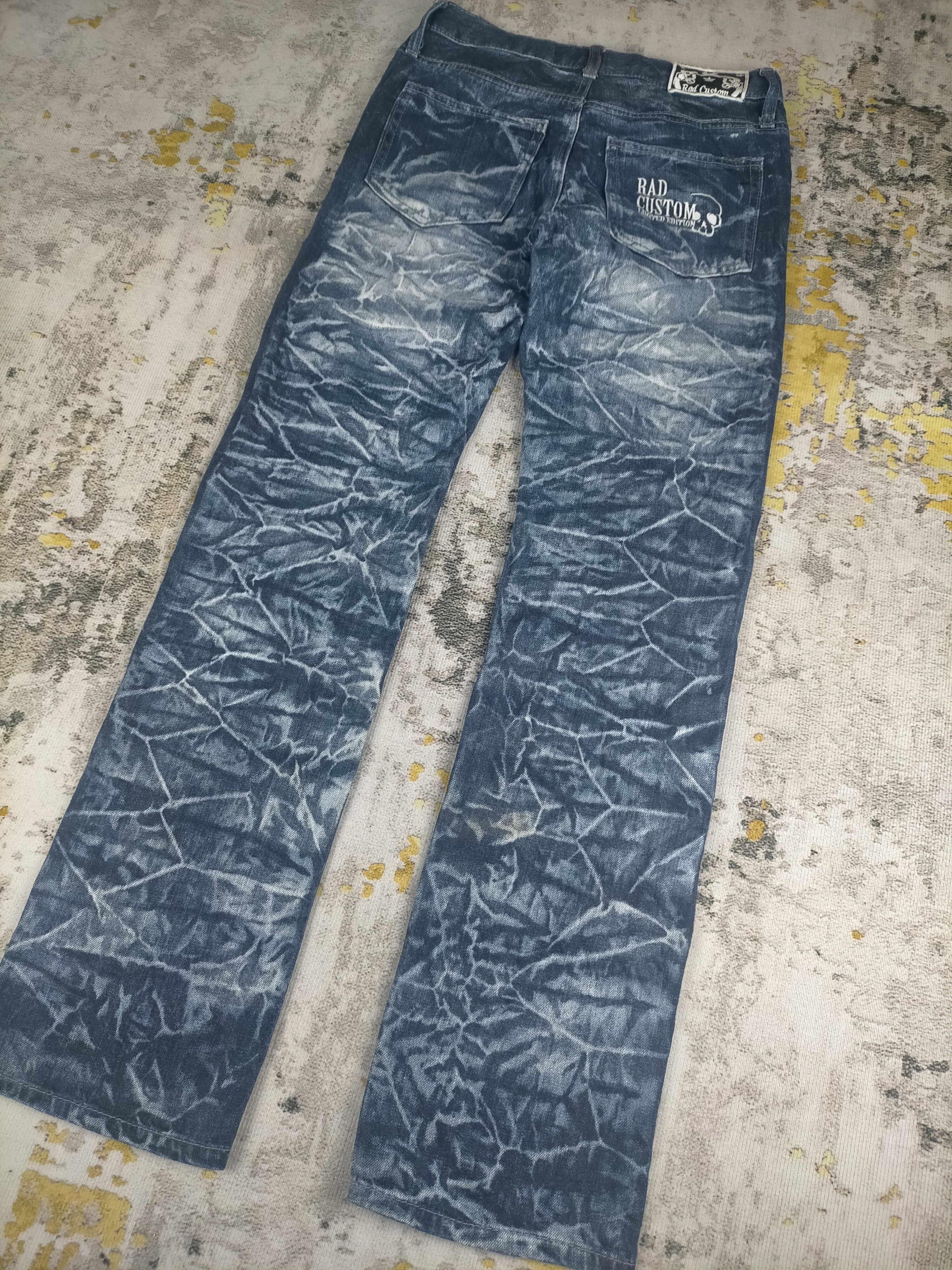 14th Addiction 🔥 Rare Rad Custom Punk Washed Insane Jeans Size US 27 - 1 Thumbnail