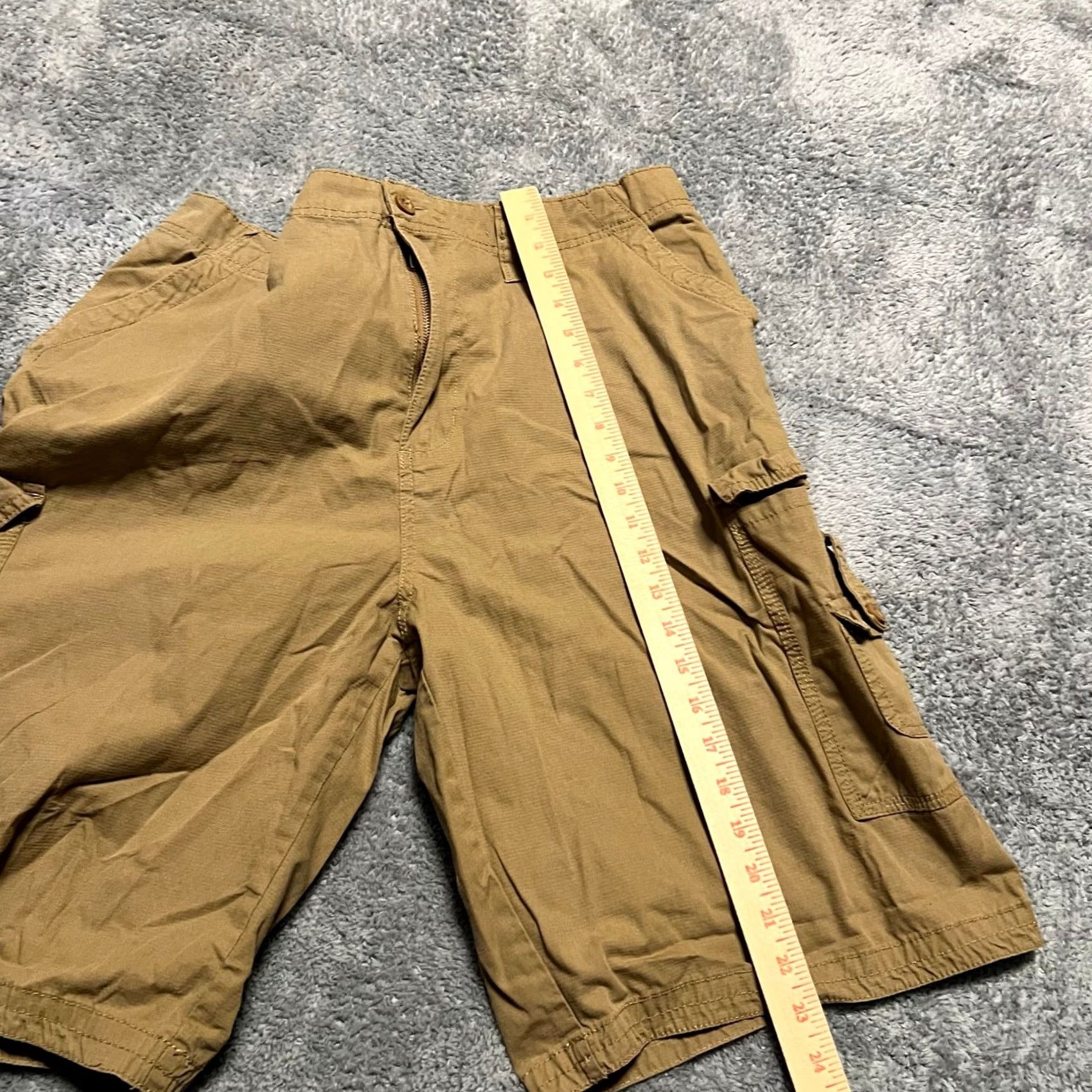 Airwalk Airwalk Shorts Mens 36 Light Brown Ripstop Cargo Longer Length Men 36 Regular Brown Cargo 37x11 Size US 36 / EU 52 - 7 Thumbnail
