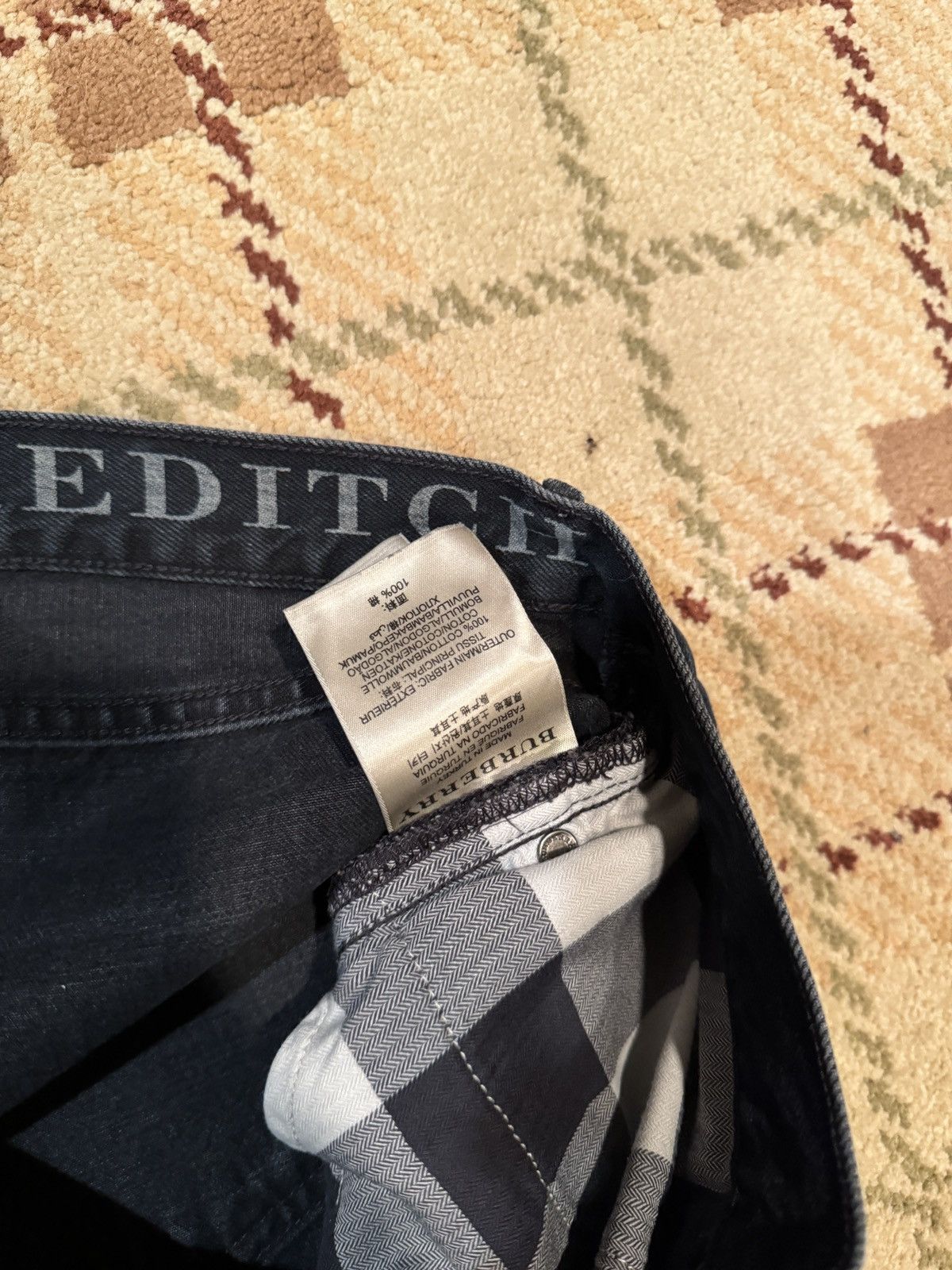 Burberry Dark blue Burberry jeans Size US 32 / EU 48 - 4 Thumbnail