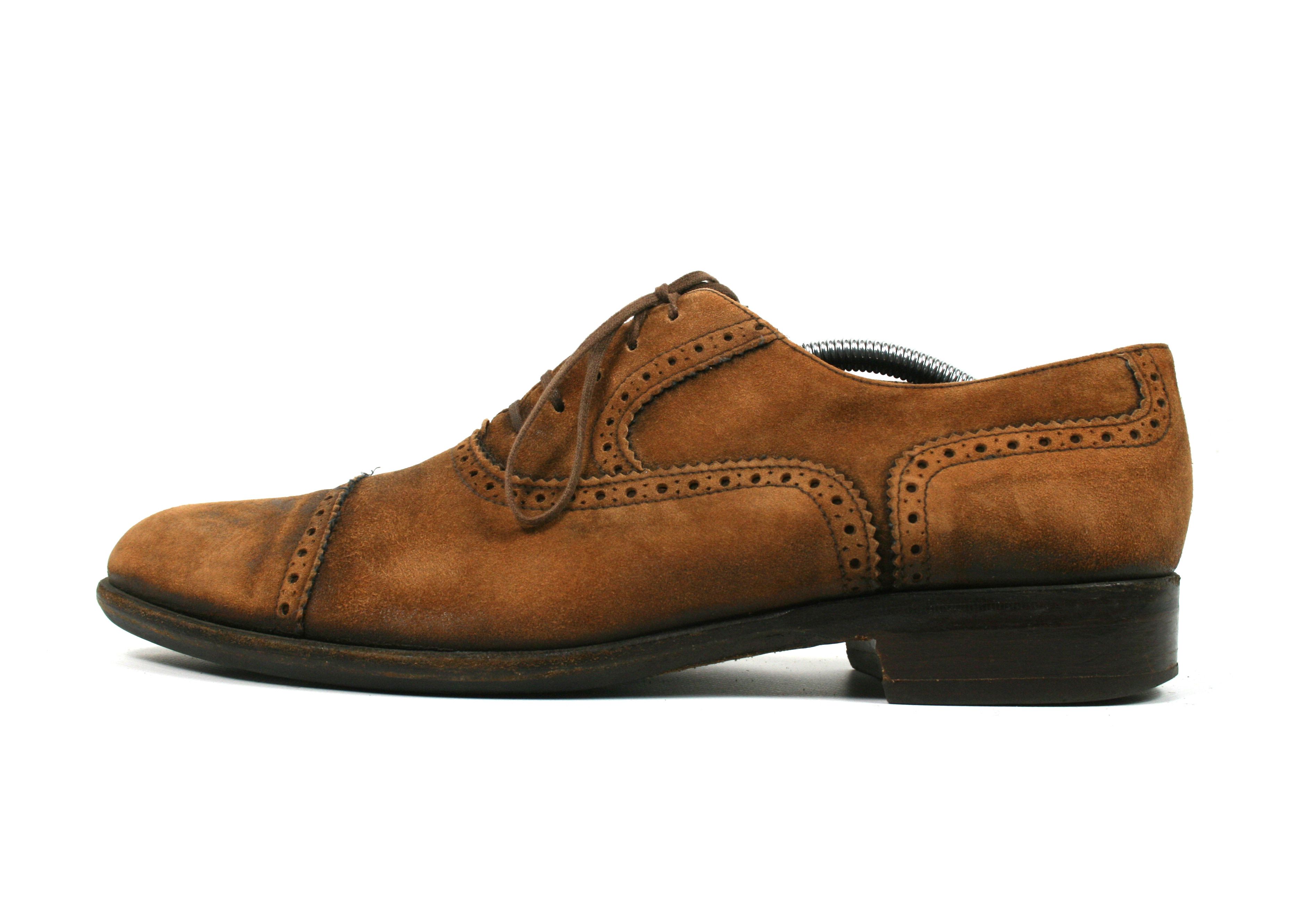 Doucal's Suede Oxford Shoes Size US 11 / EU 44 - 1 Thumbnail