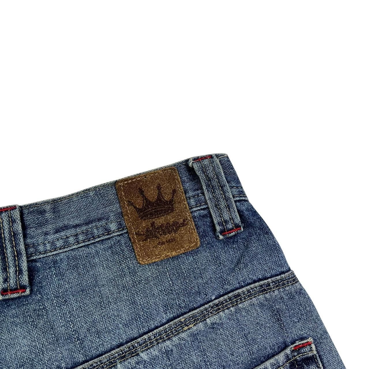 JNCO Vintage Jnco Red Crown Denim Shorts / Jorts - Waist: 34” Size US 34 / EU 50 - 6 Thumbnail
