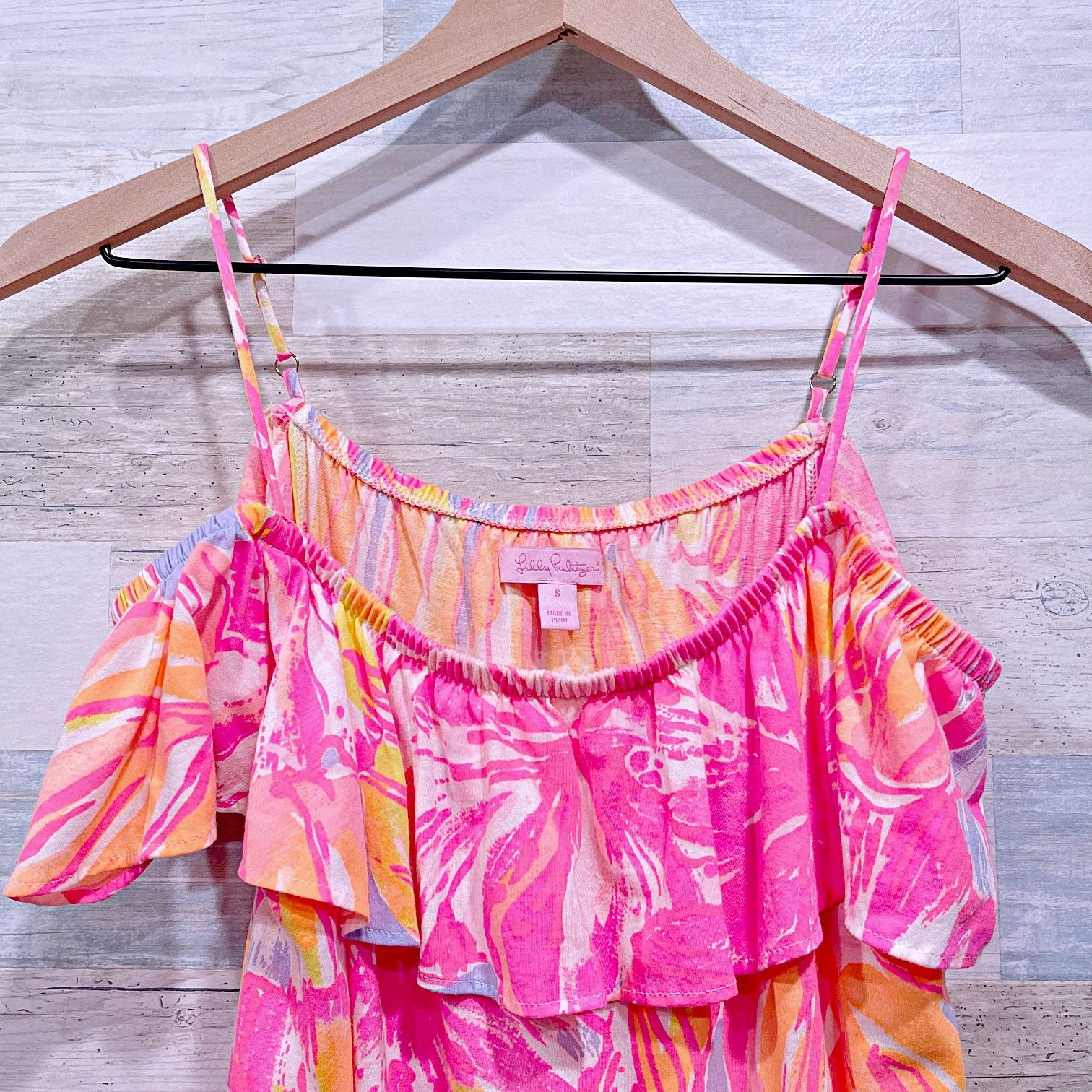 Lilly Pulitzer Lilly Pulitzer Tamiami Off The Shoulder Top Womens Small Size S / US 4 / IT 40 - 2 Thumbnail