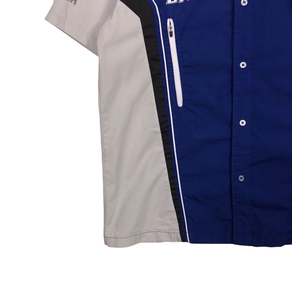 Japanese Brand 📌Vintage Shirt Button Worker Jacket Yamaha Big Logo Size US L / EU 52-54 / 3 - 5 Thumbnail