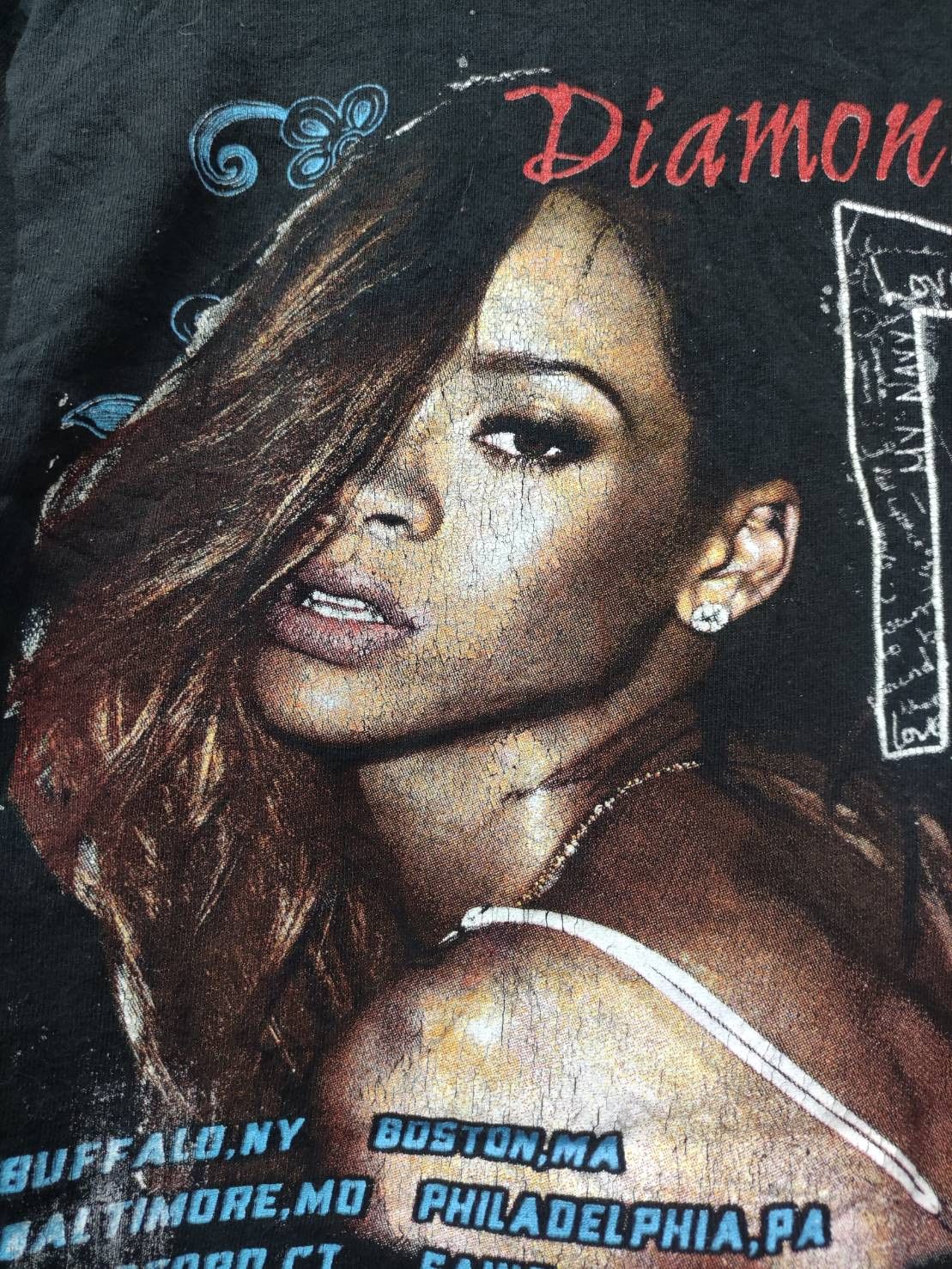 Rihanna Rihanna x Asap Rocky Diamonds Promo Tour Rap T-Shirt Size US M / EU 48-50 / 2 - 11 Thumbnail