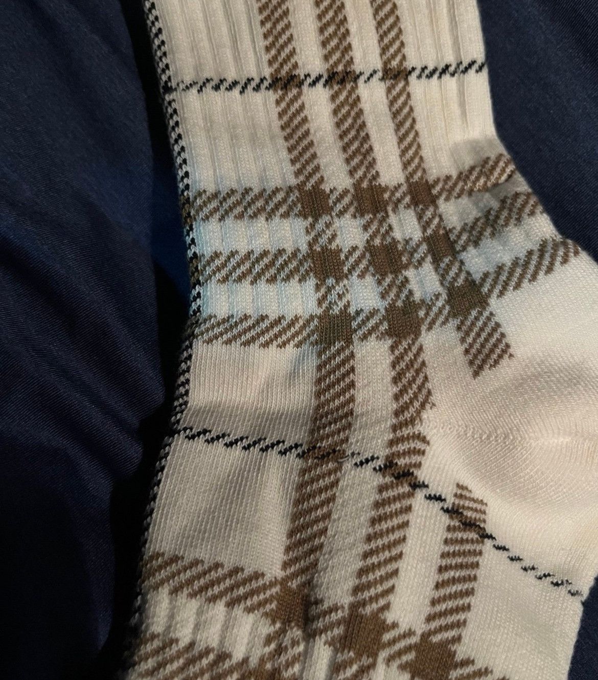 Burberry Burberry Burberry CHECK JACQUARD SOCKS SIZE LARGE Size ONE SIZE - 4 Thumbnail