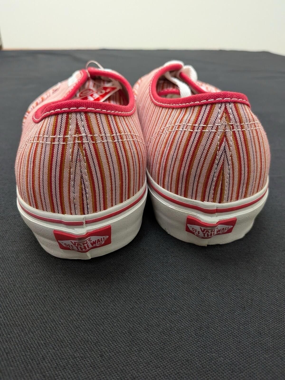 Vans Vans Authentic STRIPED CAPRI COL#2404 Red VN-0EE3X1G US10.5 Size US 10.5 / EU 43-44 - 8 Thumbnail