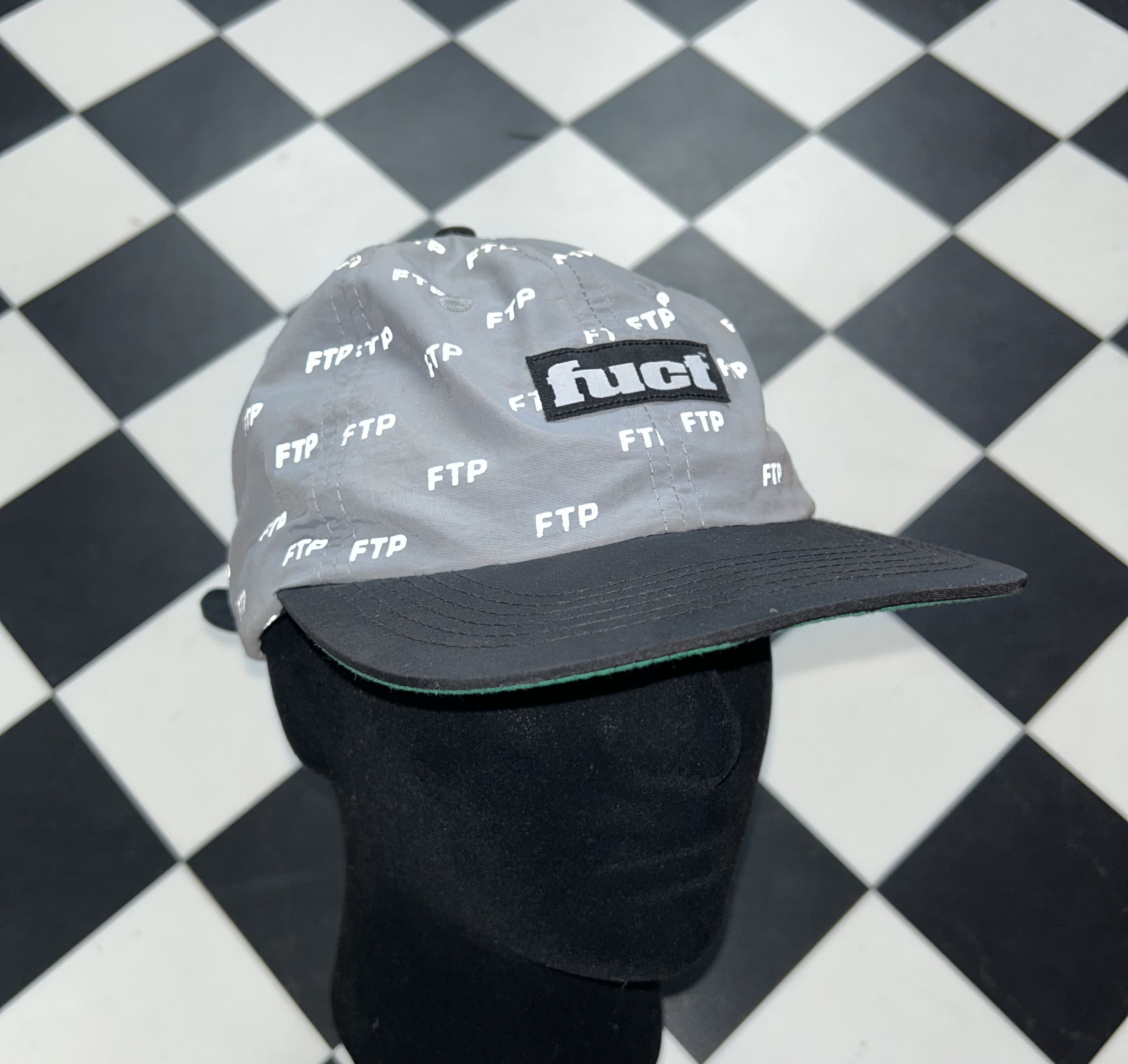 image of Fuck The Population x Fuct Ftp/fuct Collab 3M Reflective Hat in Grey, Men's