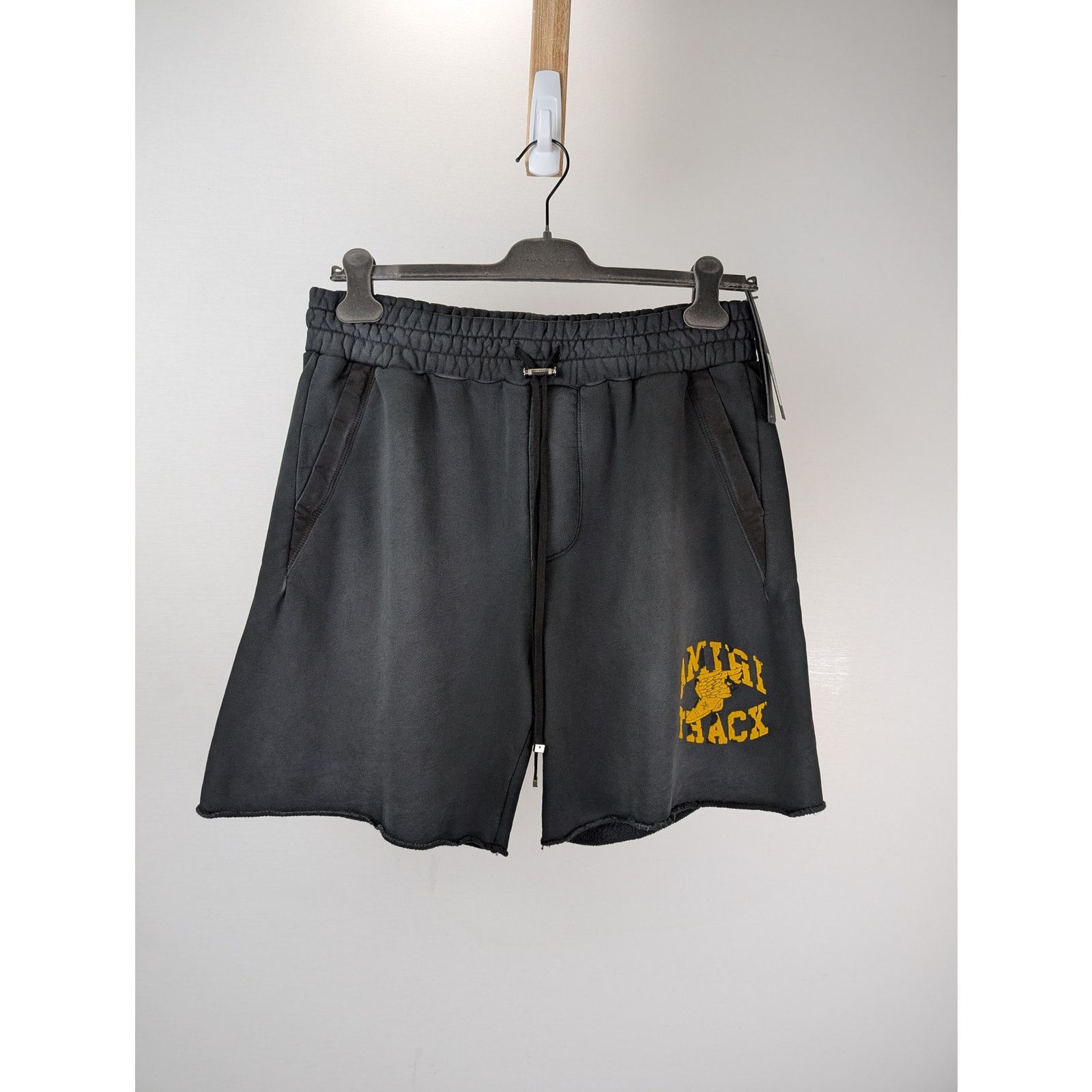 Amiri o1rshd1 Track Shorts in Faded Black Size US 38 / EU 54 - 7 Thumbnail