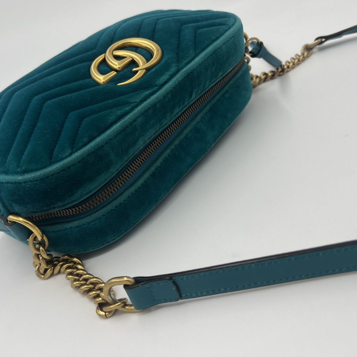Gucci Gucci Marmont Velvet Crossbody Bag Size ONE SIZE - 3 Thumbnail