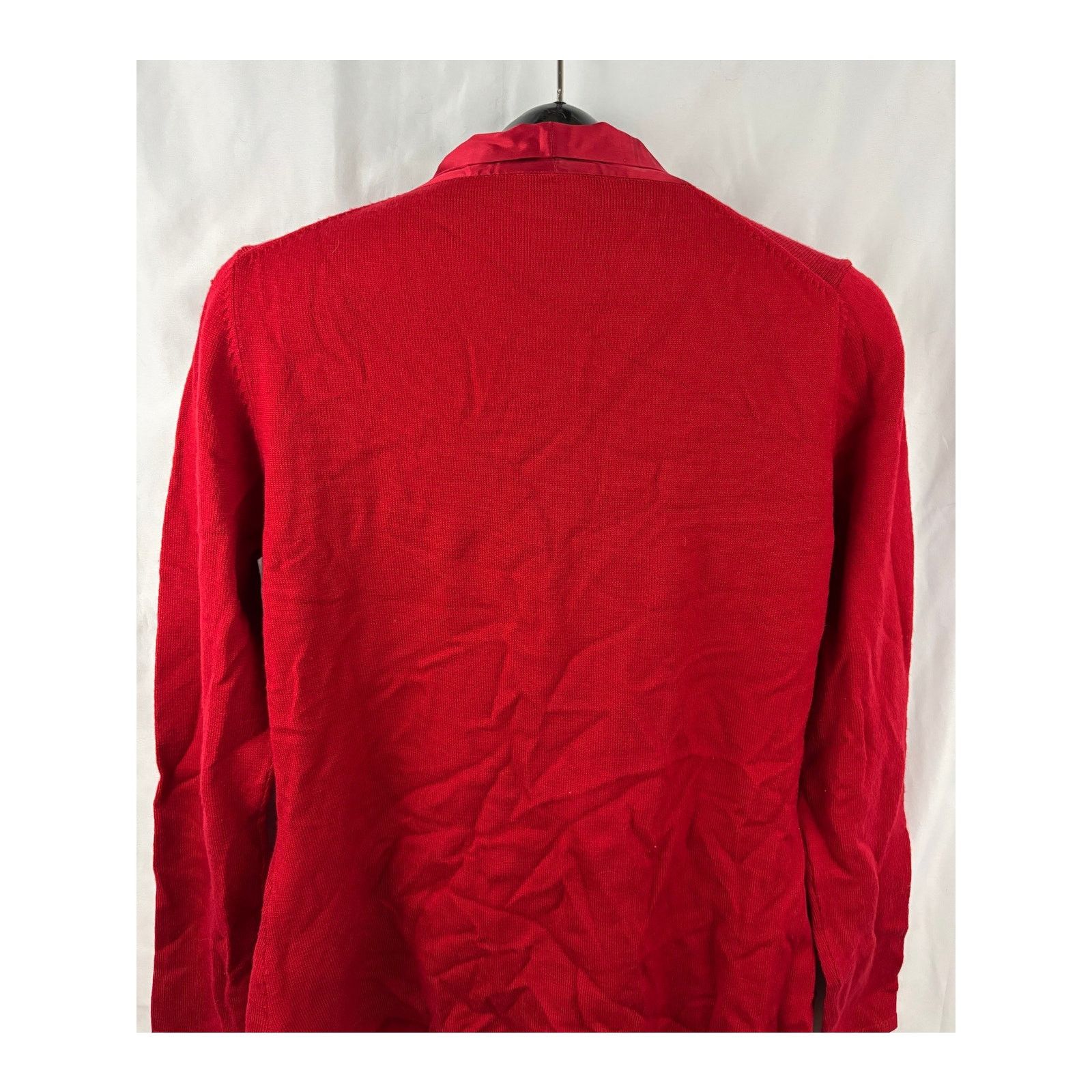 J. Peterman J. Peterman Red Wool Blend Sweater Silk Ribbon Tie MEDIUM Size M / US 6-8 / IT 42-44 - 11 Thumbnail