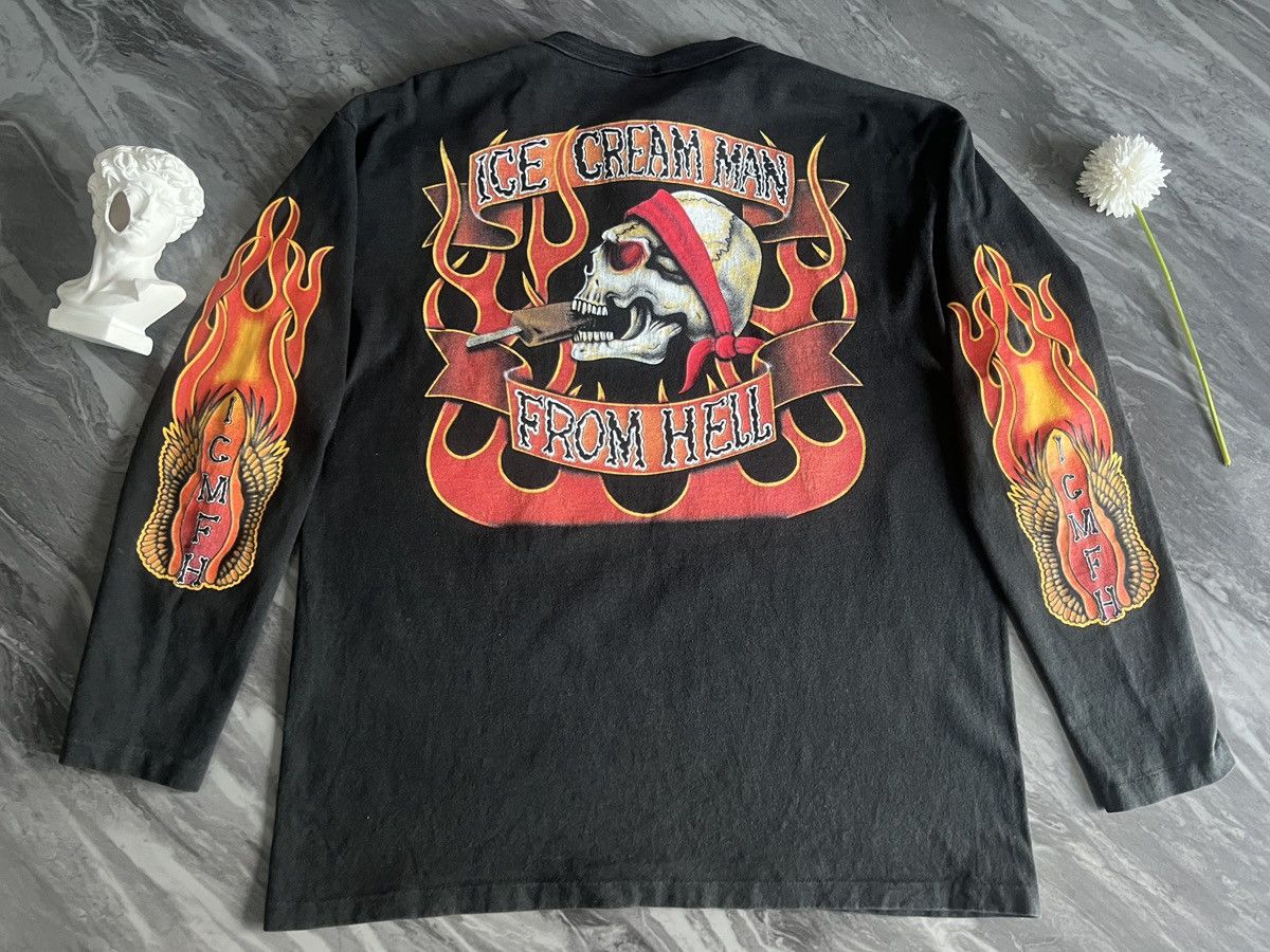 Other Cotton Deluxe : Ice Cream Hell Flame ICMFM Long Sleeve Size US L / EU 52-54 / 3 - 1 Thumbnail