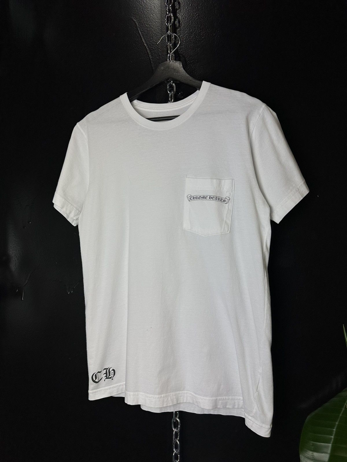 Chrome Hearts Chrome Hearts Jumbo Cross Scroll Pocket Tee Size US M / EU 48-50 / 2 - 2 Thumbnail