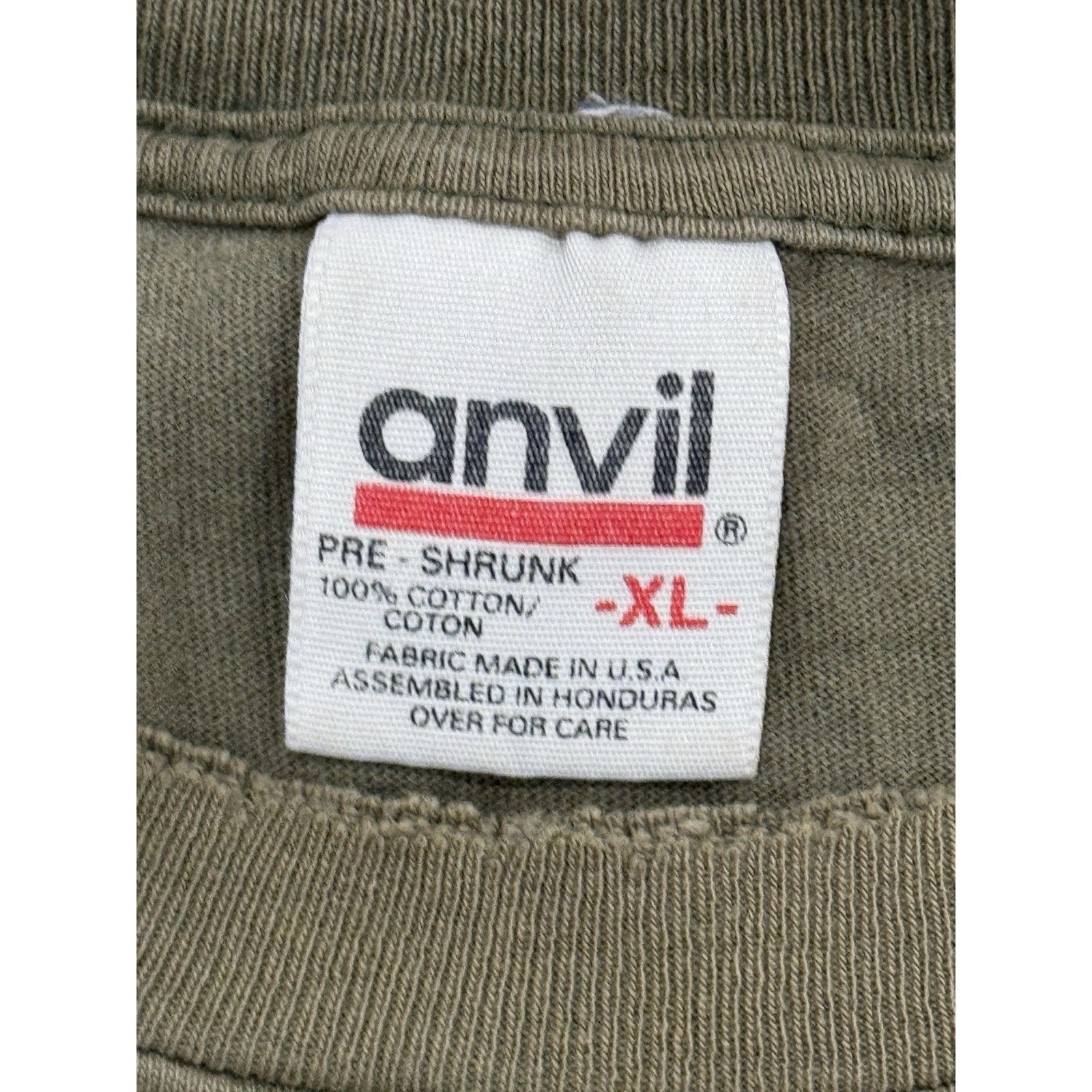 Anvil Vintage 90s Hey You DcTalk 1999 Jesus Christ Tee Shirt Stain Size US XL / EU 56 / 4 - 5 Thumbnail
