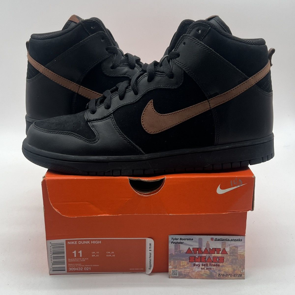 Nike Nike dunk high Size US 11 / EU 44 - 1 Thumbnail