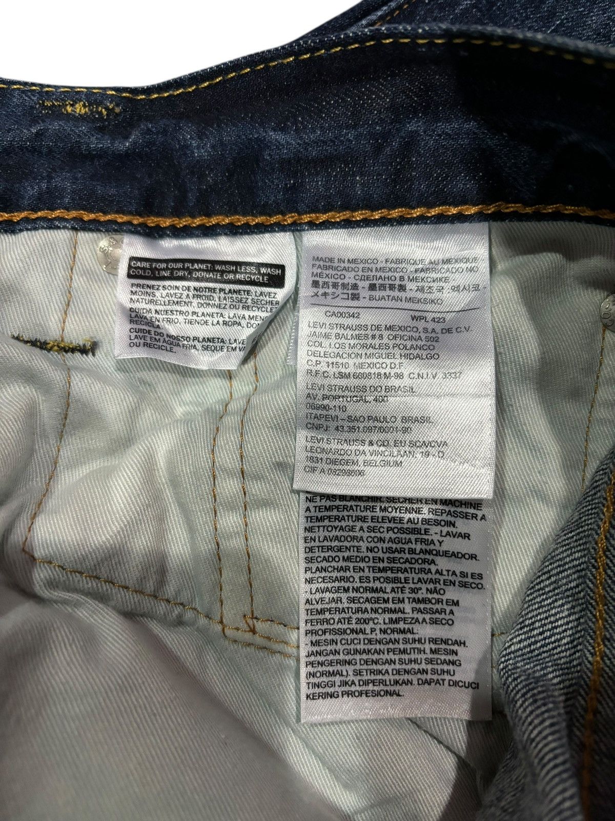 Levi's × Vintage Y2k Vintage Levi’s Lot 513 Faded Season Straight Cut Jeans Size US 34 / EU 50 - 5 Thumbnail