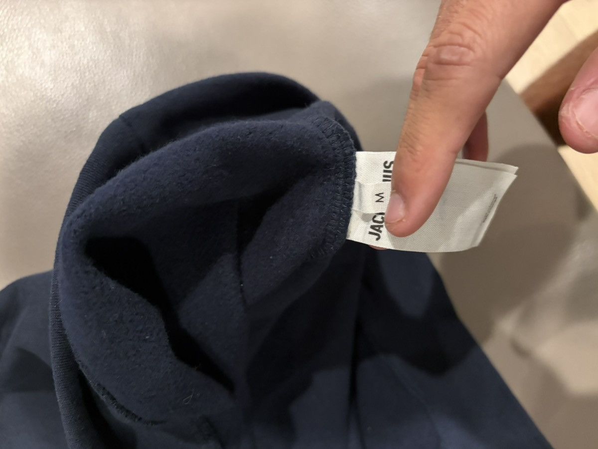 Jacquemus Jacquemus Navy Le Raphia 'Le Sweatshirt Fio' Sweatshirt Size US M / EU 48-50 / 2 - 9 Thumbnail