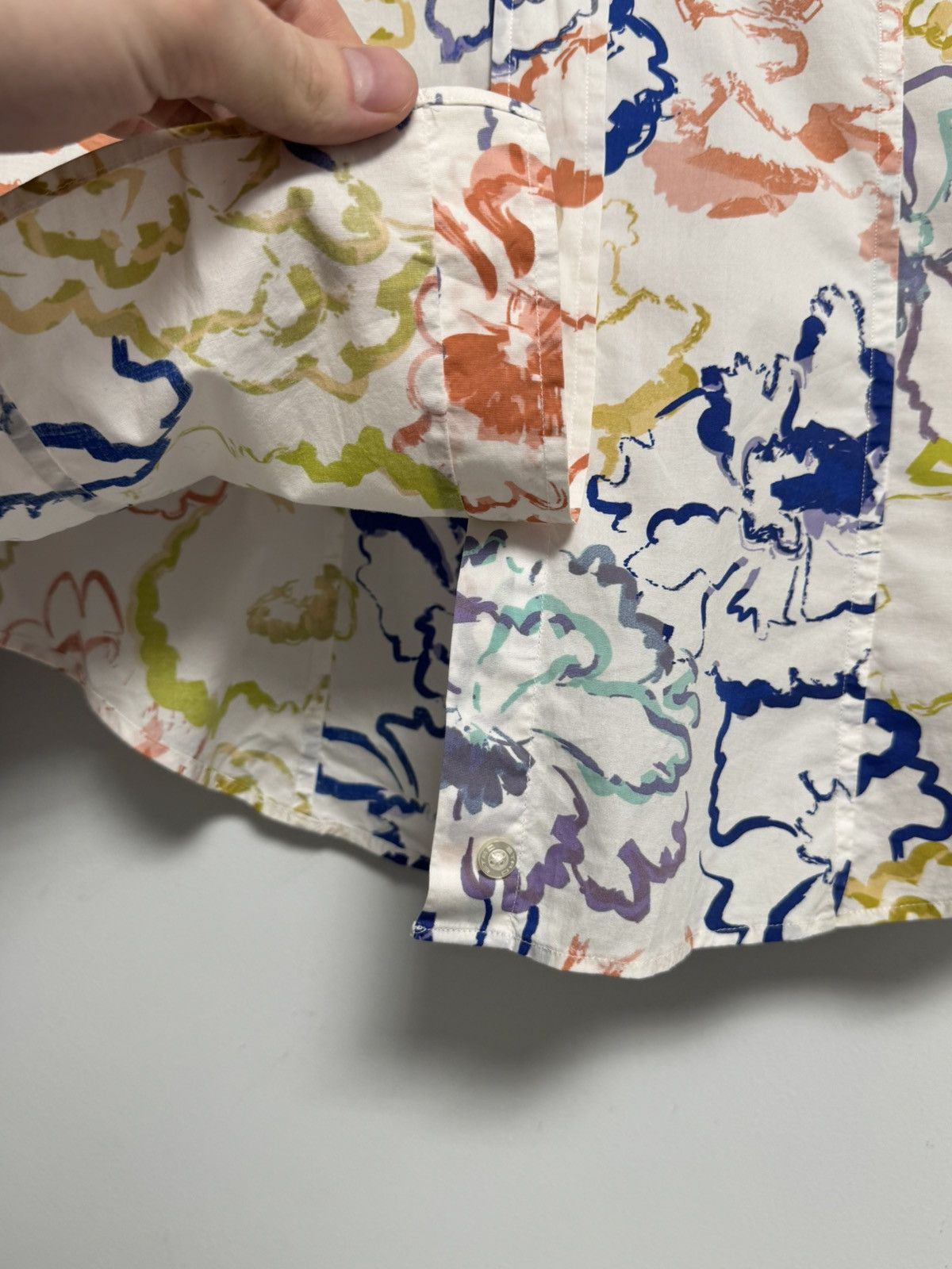 Etro Etro Women’s Multicolor Floral Print Shirt Size IT48 Italy Size L / US 10 / IT 46 - 10 Thumbnail