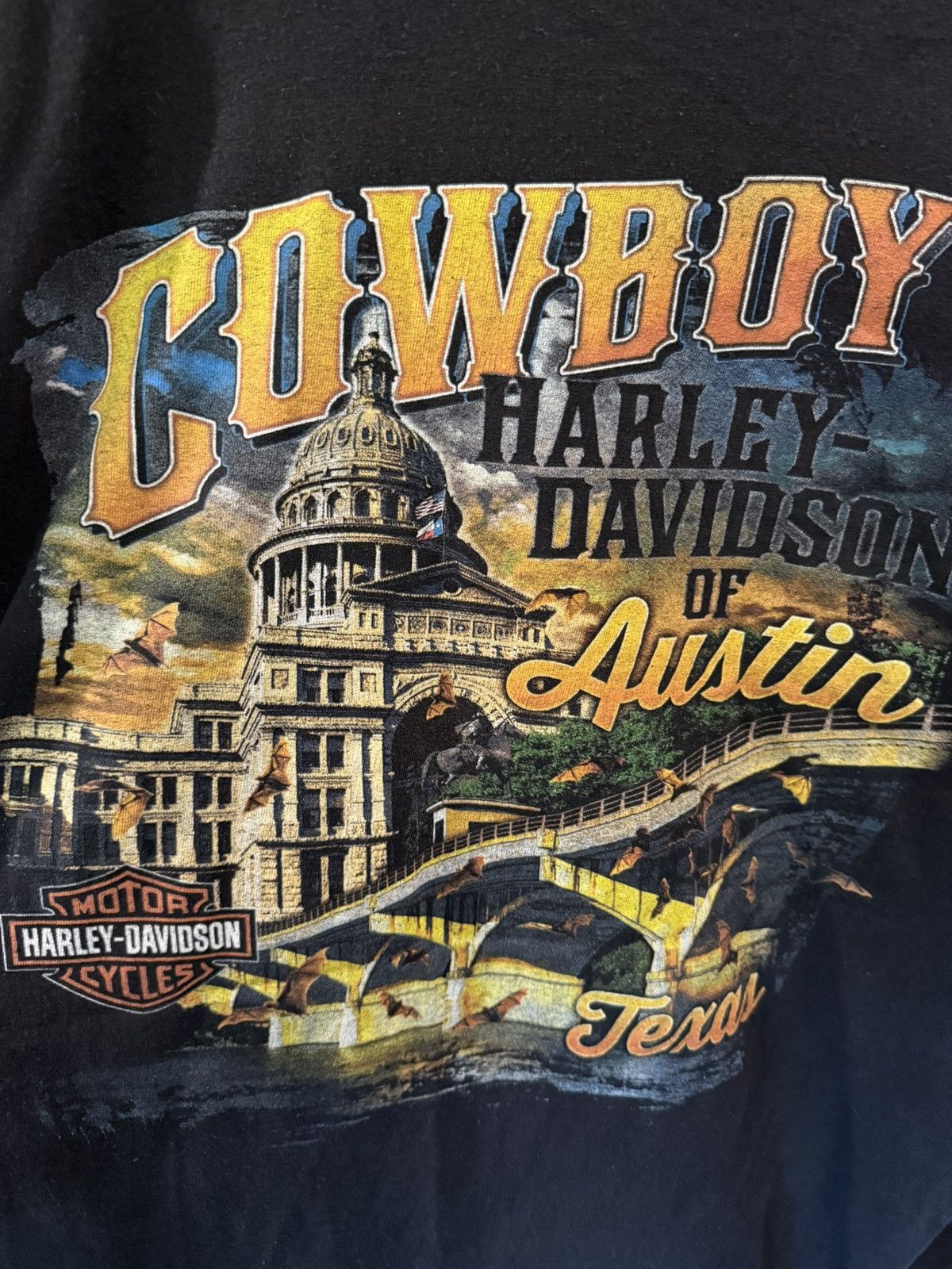 Harley Davidson Harley-Davidson Cowboy Graphic T-Shirt Men, Size XL Size US XL / EU 56 / 4 - 3 Thumbnail