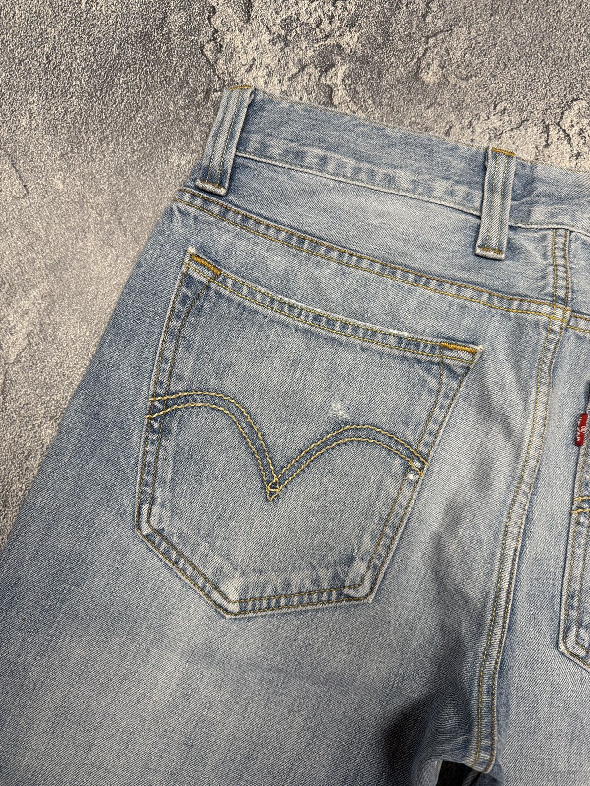 Levi's Vintage Levis 506 Orange Tab Blue Denim Jeans Size 34x34 Size US 34 / EU 50 - 11 Thumbnail