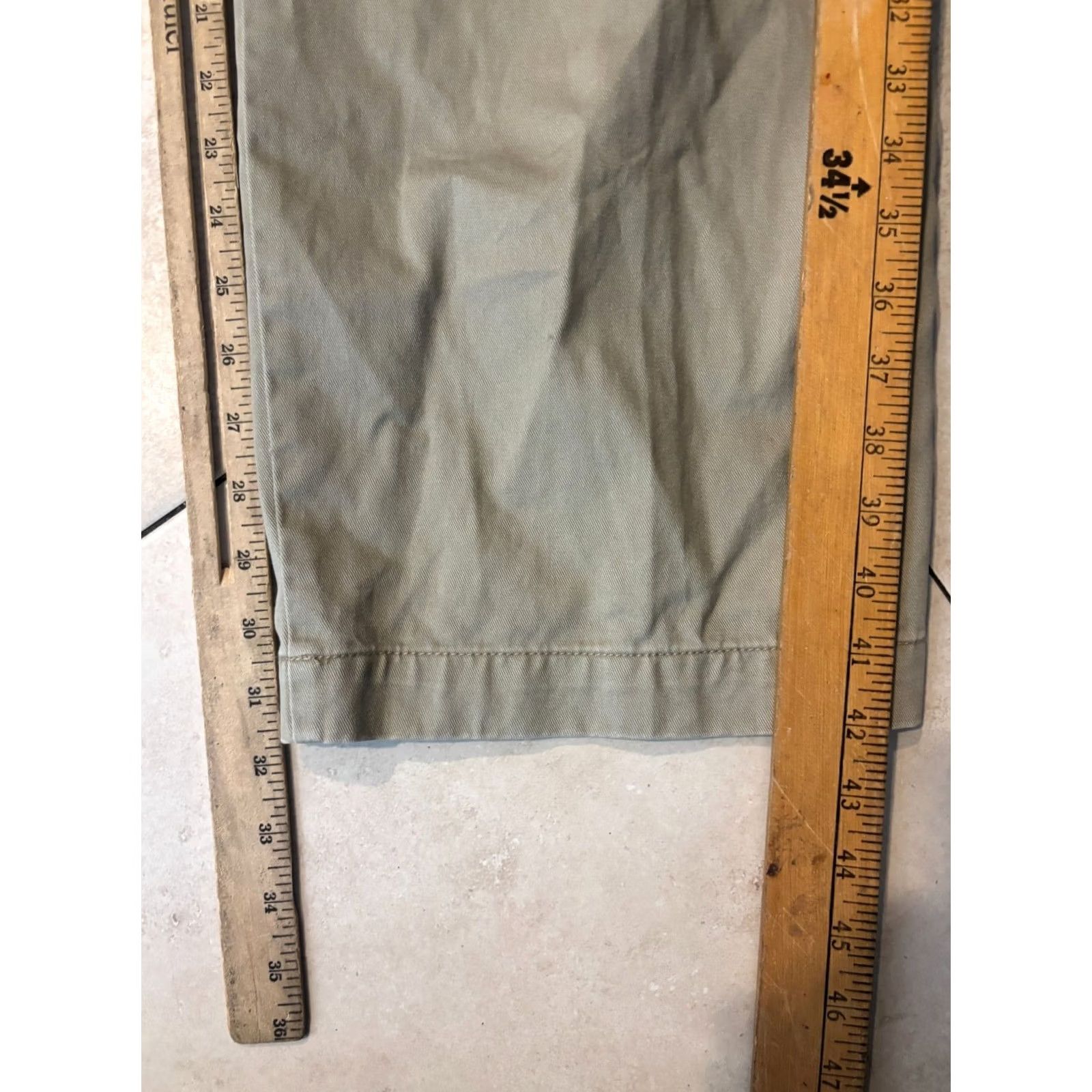 Nike Nike ACG Pants Mens Beige 36x32 Rip Stop Nylon Cotton Pockets Cargo Hiking Climbing Regular Straight Ragged? Size US 36 / EU 52 - 7 Thumbnail