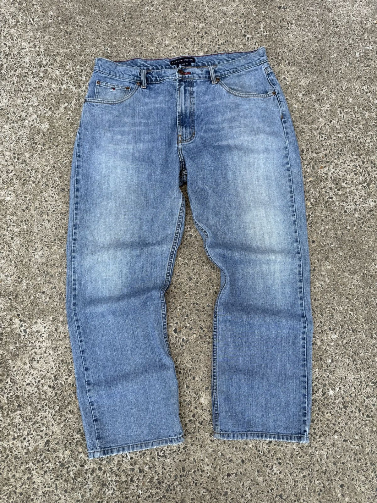 Tommy Hilfiger Tommy Hilfiger Men’s Jeans 38x30 Light Blue Baggy Size US 38 / EU 54 - 1 Thumbnail