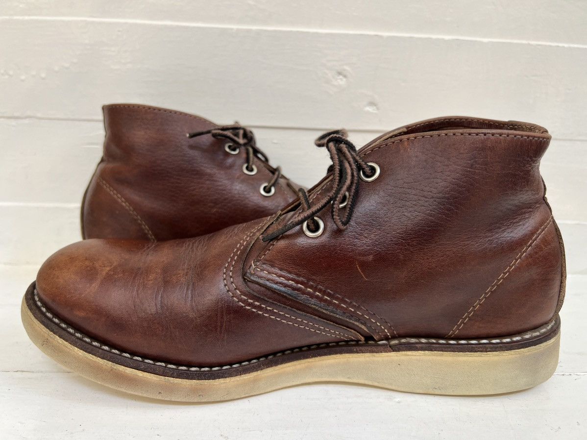 Red Wing Red Wing 3141 Chukka Briar Oil Slick Brown Leather Boots Size US 8 / EU 41 - 9 Thumbnail