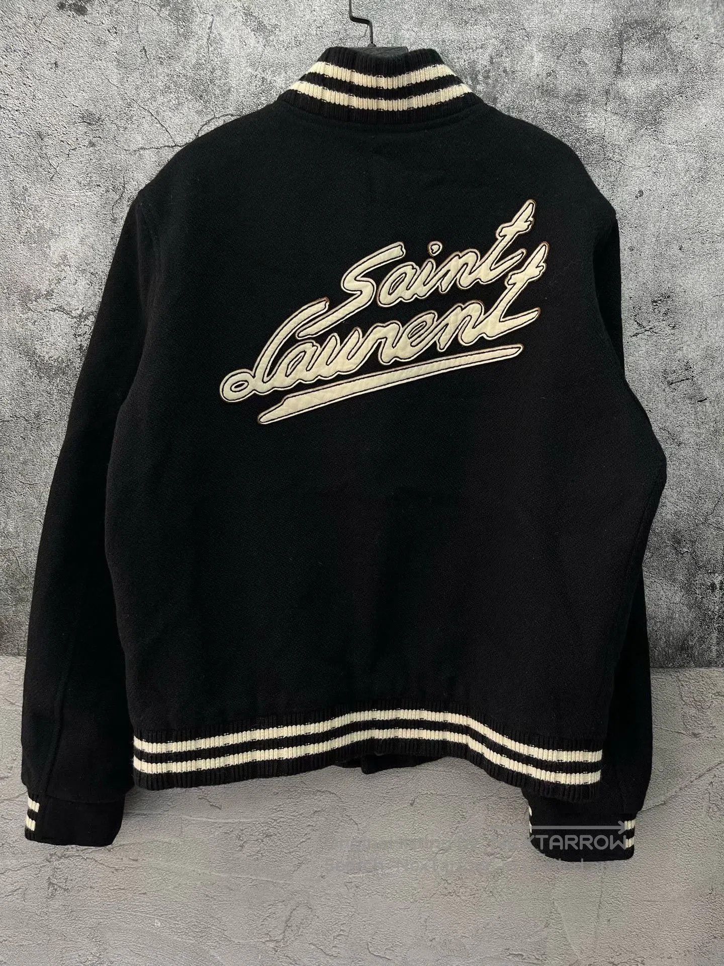 Saint Laurent Paris Saint Laurent Embroidered Back Baseball Jacket. Size US M / EU 48-50 / 2 - 2 Thumbnail