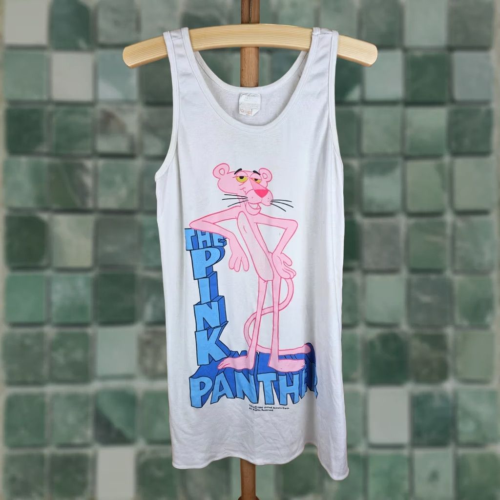 Vintage VINTAGE THE PINK PANTHER LONG TANK TOP PS SLEEP WEAR WOMEN'S ONE SIZE Shirt Women XS? Size XXL / US 16-18 / IT 52-54 - 1 Thumbnail